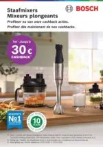 Expert Bosch - Jusqu'&agrave; &euro;30 cashback - au 31.07.2026