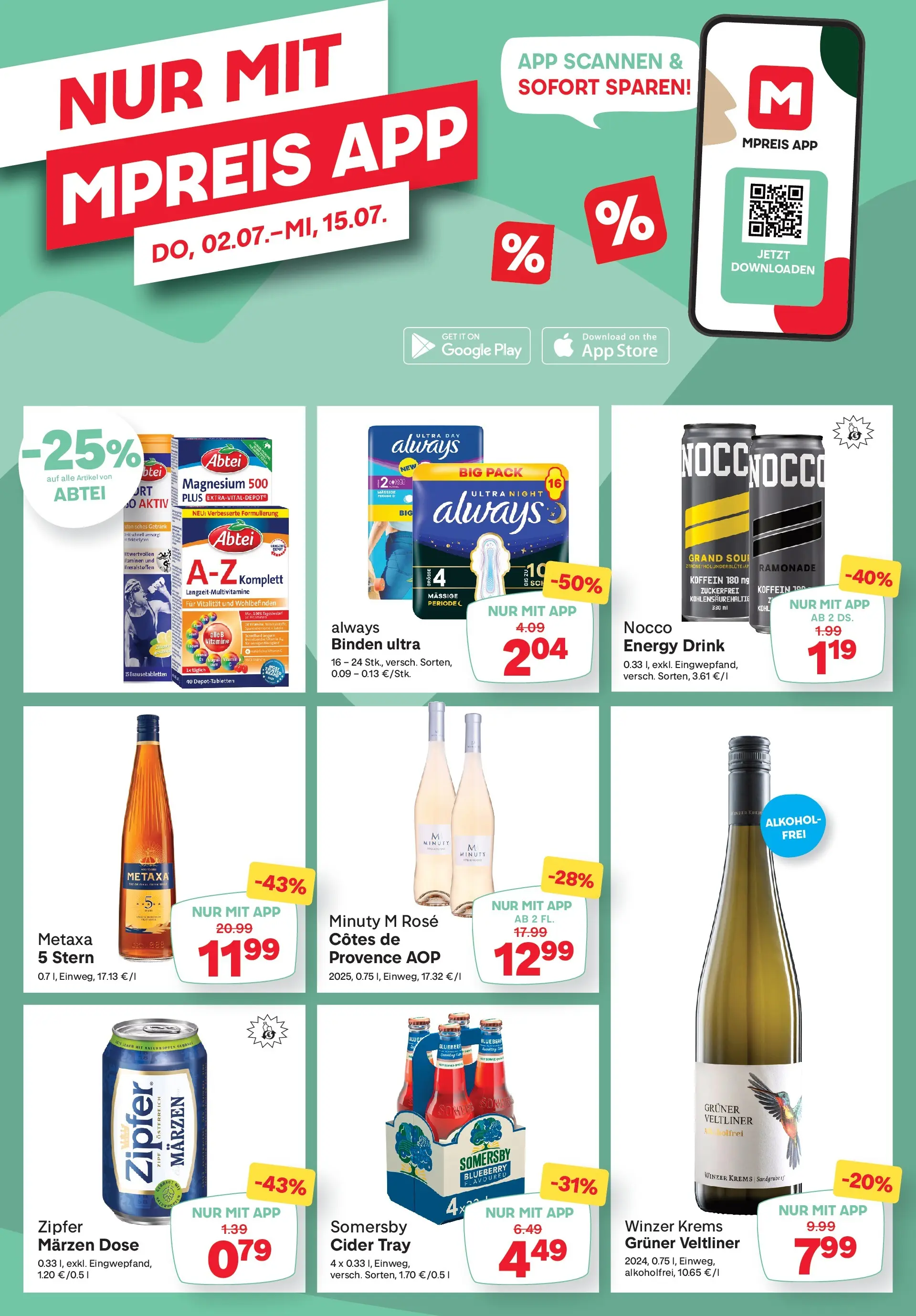 MPREIS Velden von 09.07.2026 - Aktuelle Angebote | Seite: 14