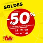 Sport 2000 SOLDES jusqu'&agrave; -50 % - au 21.07.2026