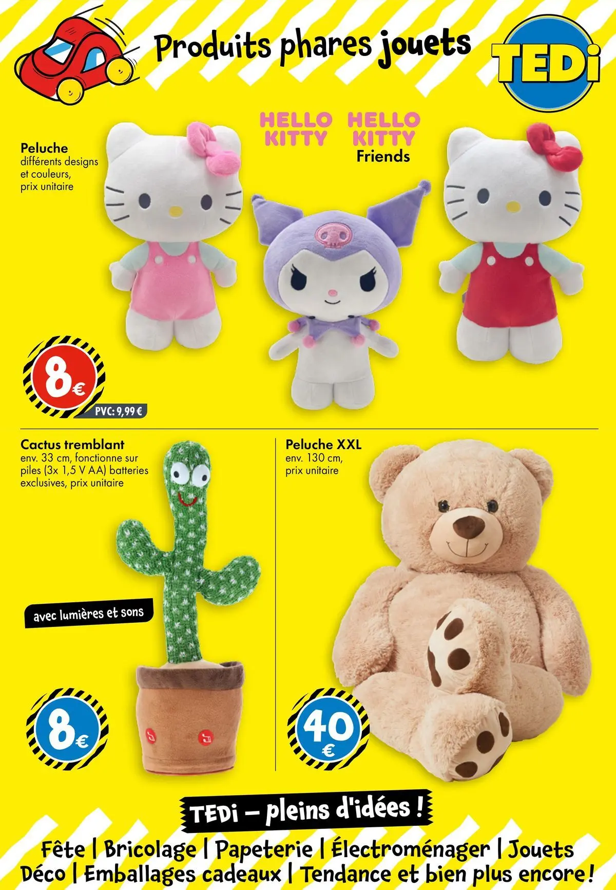 TEDi - TEDi - pleins d'idées à partir du 03/07/2026 - promo en ligne | Page: 4 | Produits: Peluche, Jouets, Piles