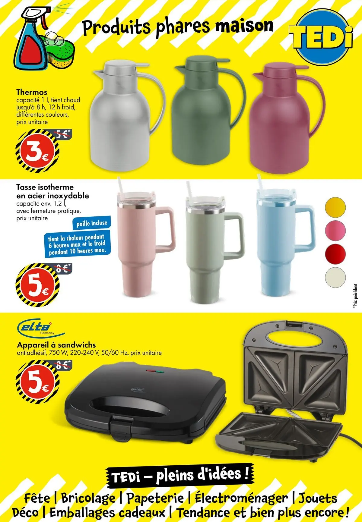 TEDi - TEDi - pleins d'idées à partir du 03/07/2026 - promo en ligne | Page: 8 | Produits: Thermos, Jouets