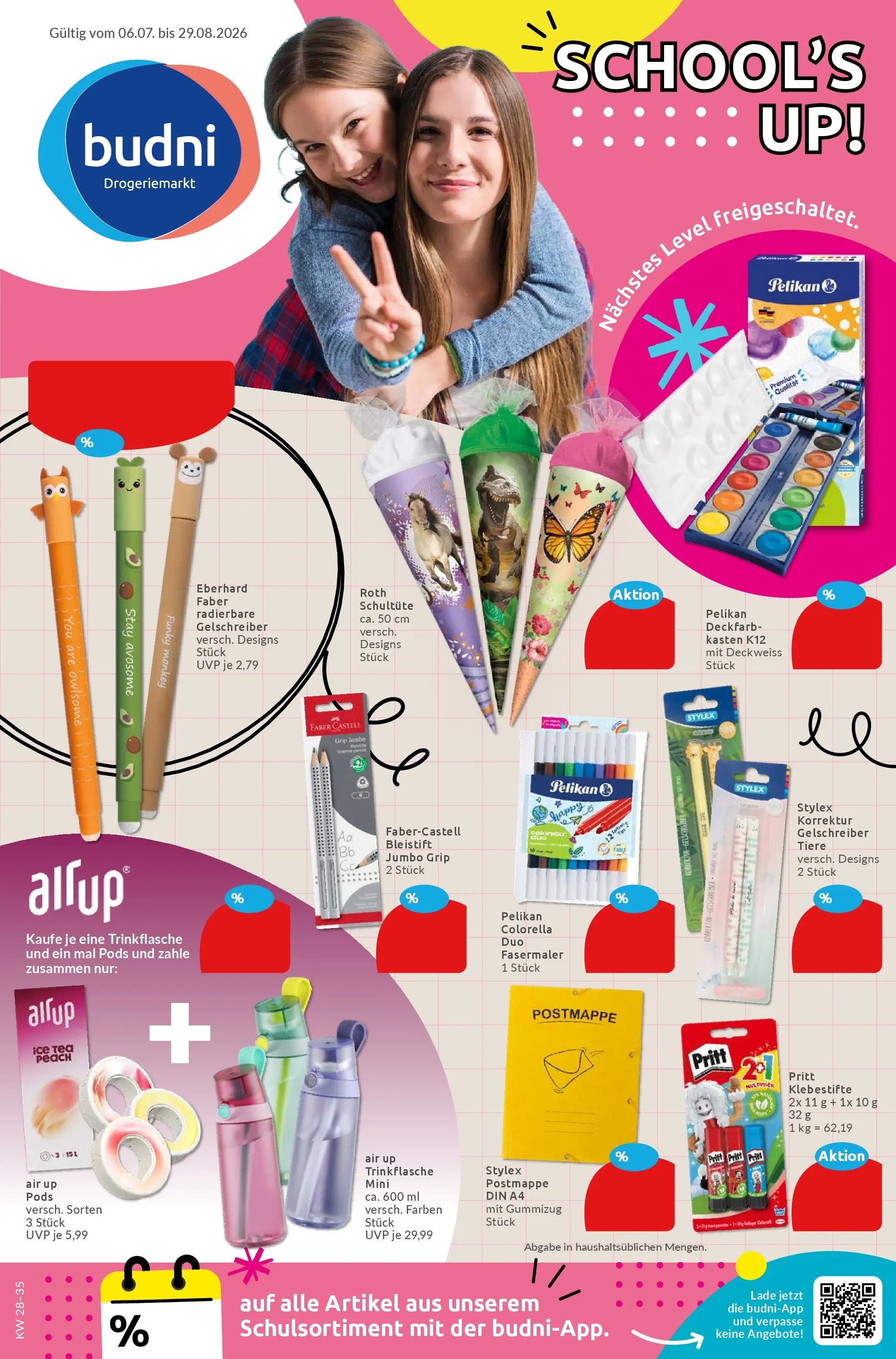 Budni Prospekt Back to school (ab 06.07.2026) zum Blättern | Seite: 1