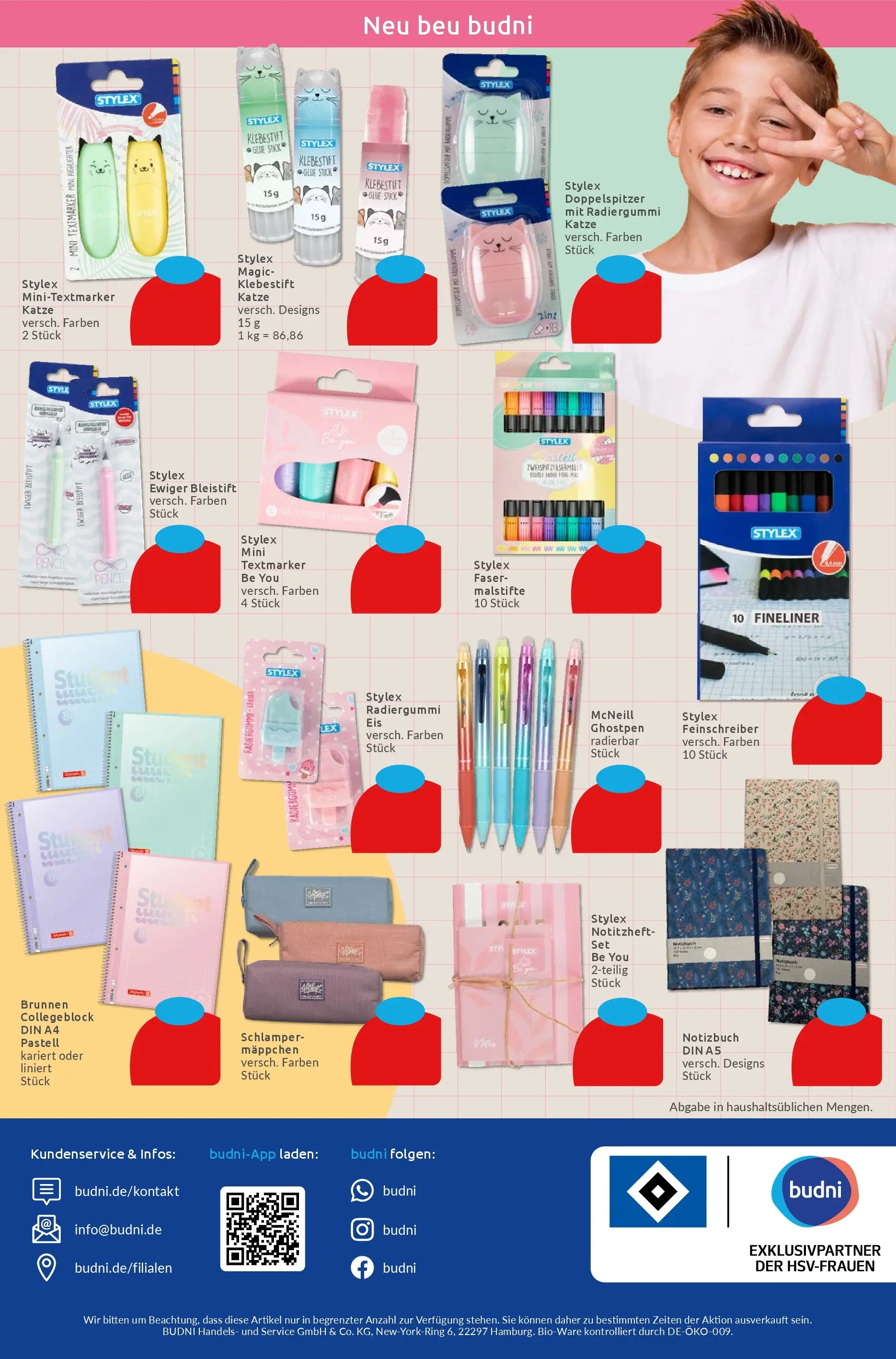 Budni Prospekt Back to school (ab 06.07.2026) zum Blättern | Seite: 8 | Produkte: Highlighter, Notizbuch
