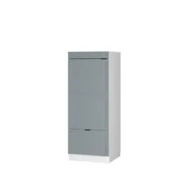Mikrowellenschrank Fame-Line Hellblau-grau 60 cm