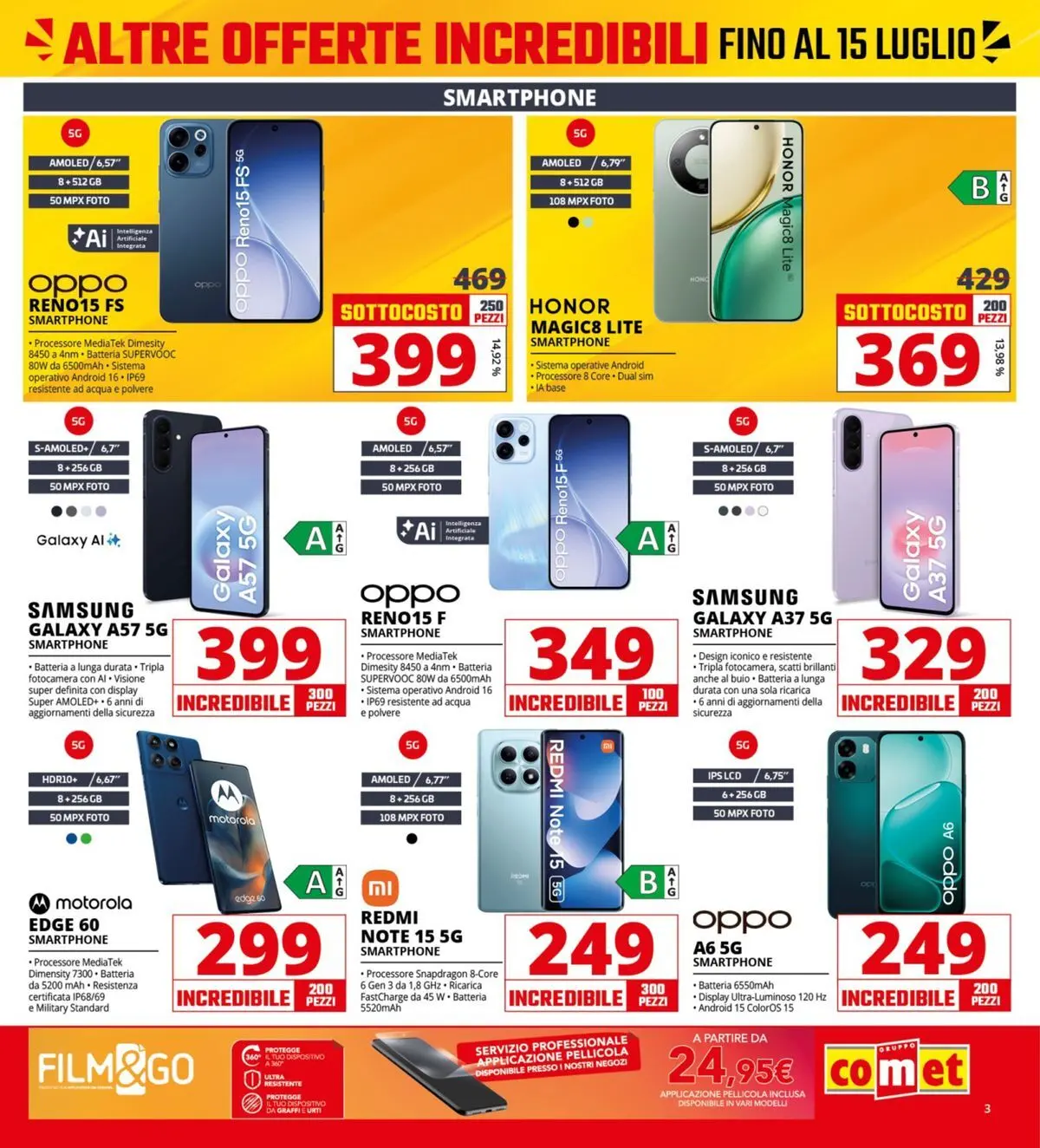Nuovo Comet - Sottocosto dal 03/07/2026 > offerte anteprima 🛍️ | Pagina: 3 | Prodotti: Samsung Galaxy, Tè, Fotocamera, Samsung