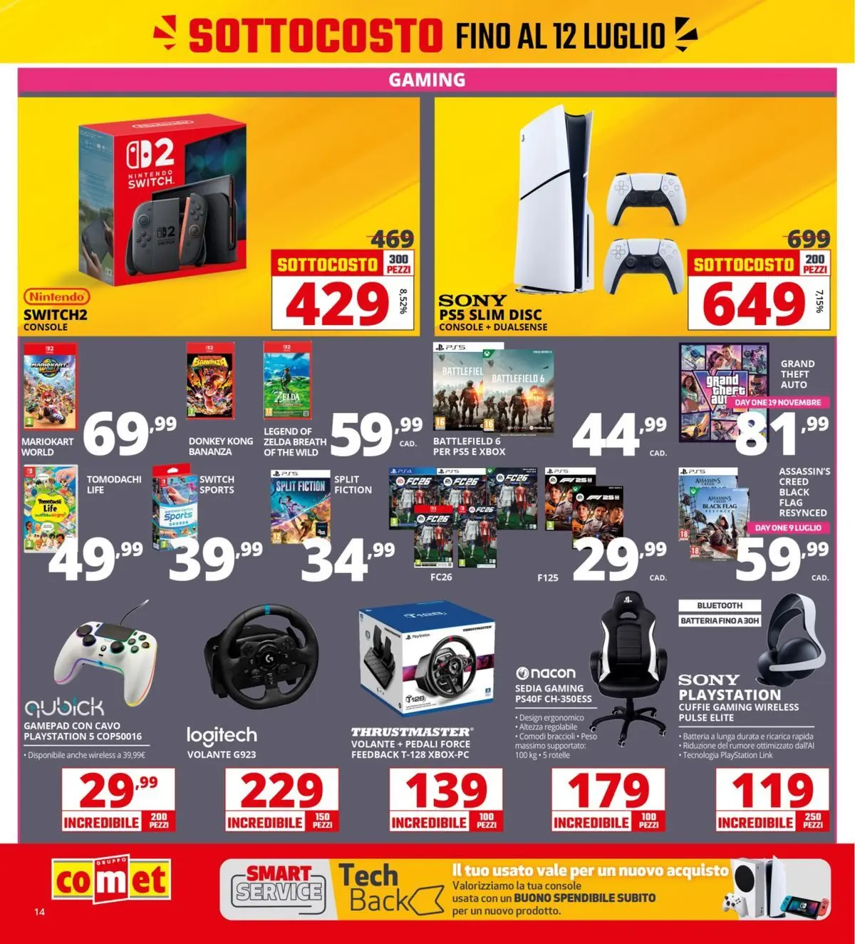 Nuovo Comet - Sottocosto dal 03/07/2026 > offerte anteprima 🛍️ | Pagina: 14 | Prodotti: The, Cavo, Playstation, Batteria