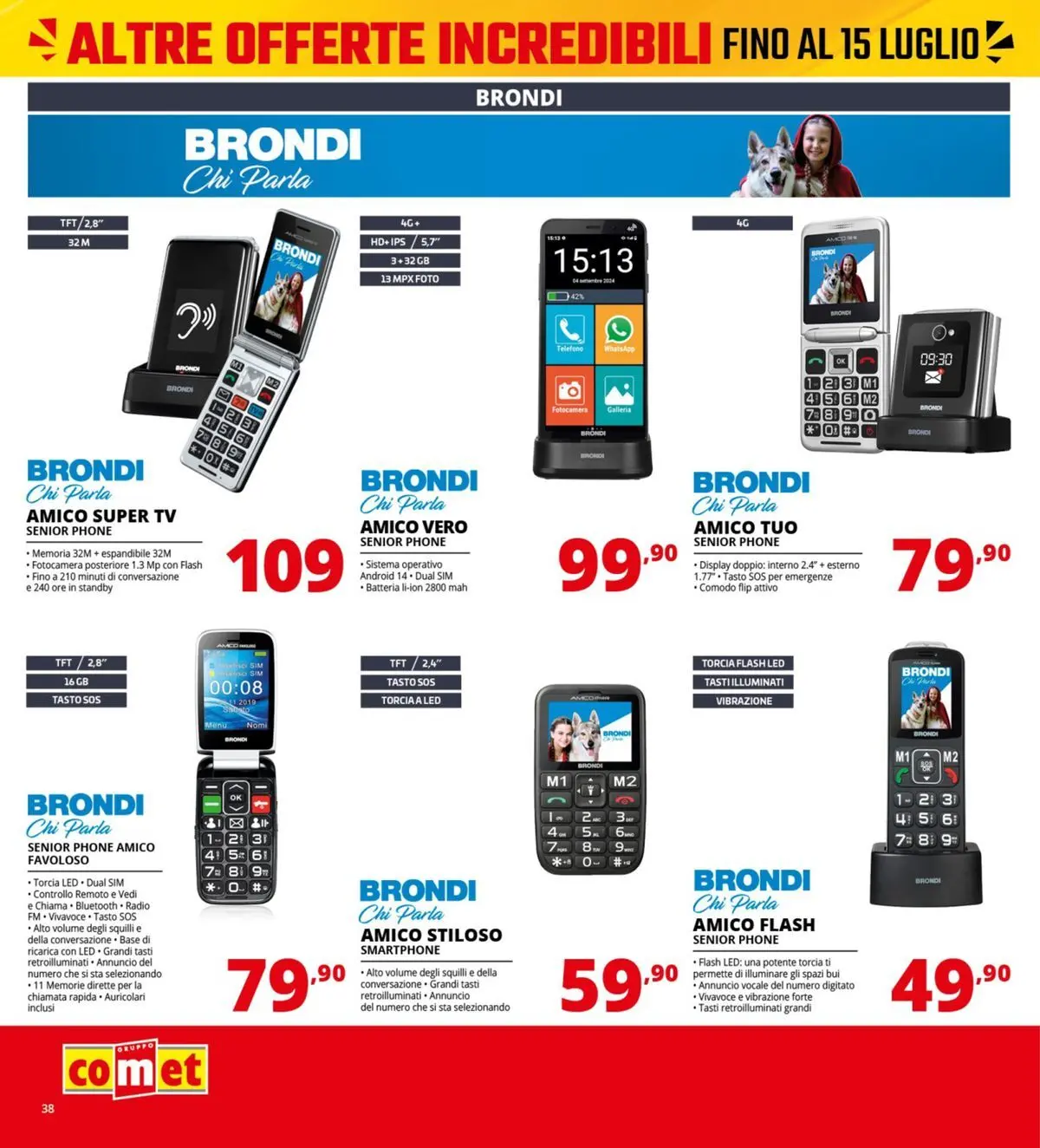 Nuovo Comet - Sottocosto dal 03/07/2026 > offerte anteprima 🛍️ | Pagina: 38 | Prodotti: Auricolari, Telefono, Smartphone, Radio