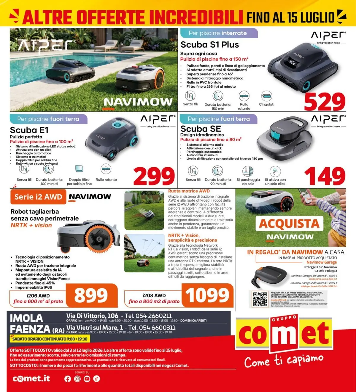 Nuovo Comet - Sottocosto dal 03/07/2026 > offerte anteprima 🛍️ | Pagina: 39 | Prodotti: Rullo, Audio, Robot, Terra