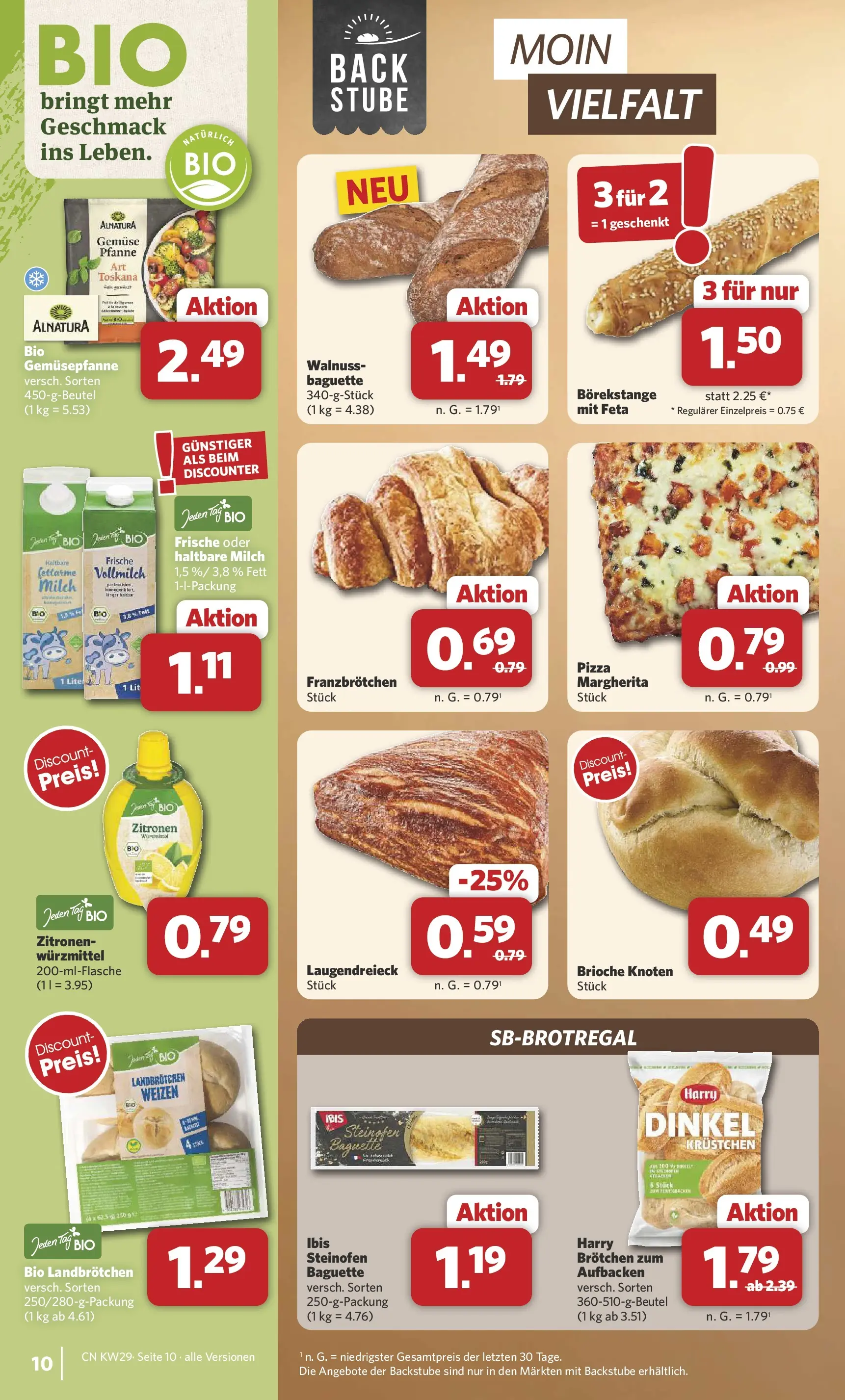 Combi Prospekt Celle (ab 13.07.2026) zum Blättern | Seite: 10 | Produkte: Feta, Milch, Pizza, Zitronen