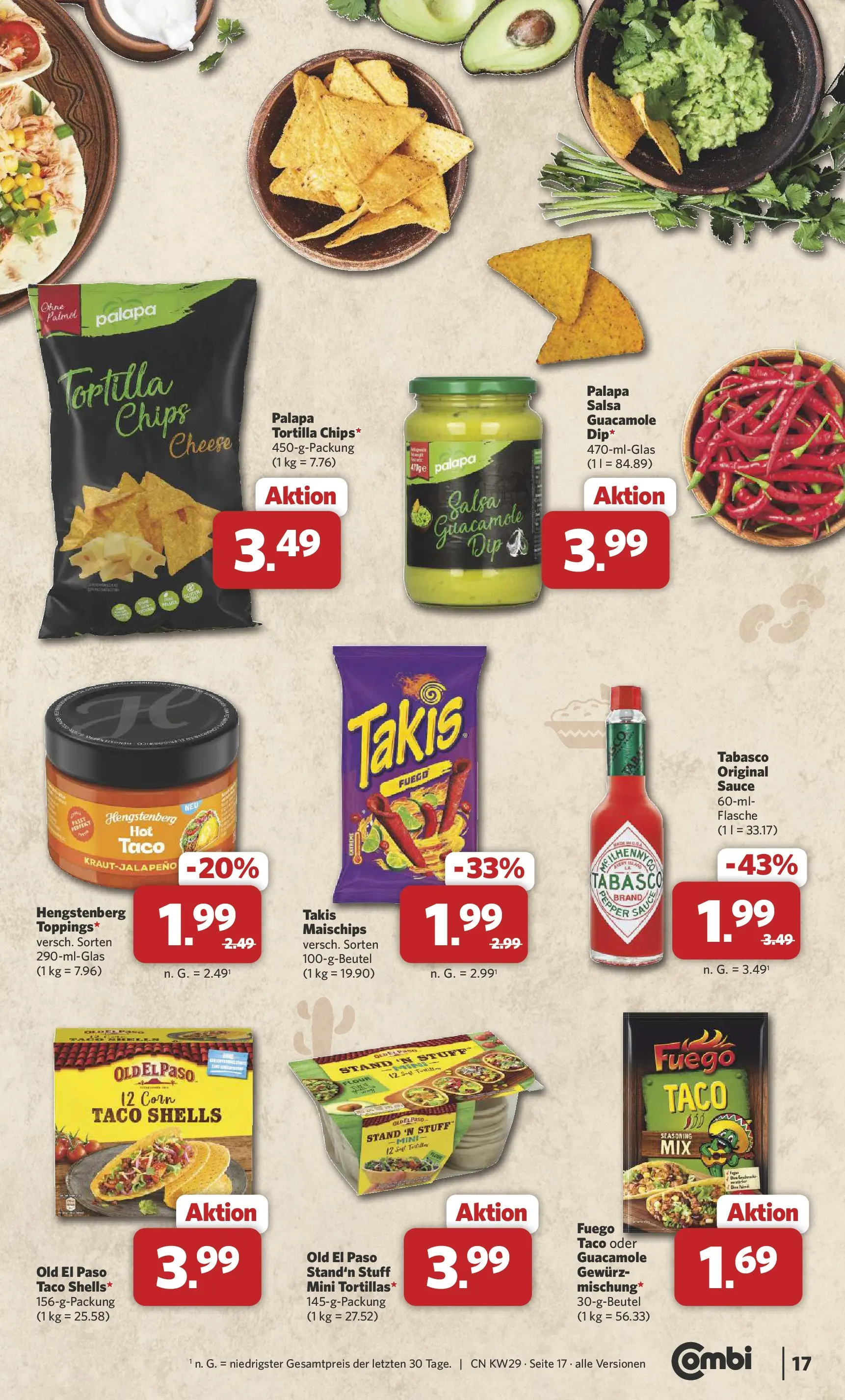 Combi Prospekt Celle (ab 13.07.2026) zum Blättern | Seite: 17 | Produkte: Chips