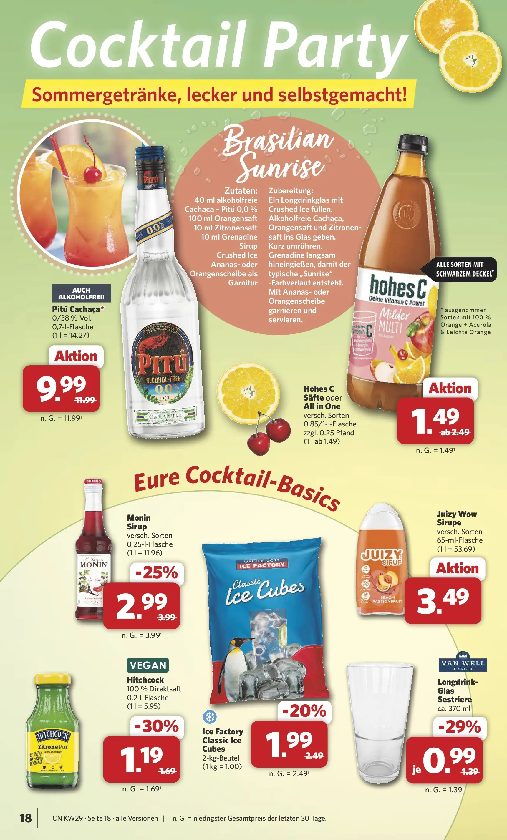 Combi Prospekt Celle (ab 13.07.2026) zum Blättern | Seite: 18 | Produkte: Orangensaft, Zitrone, Hohes c, Saft