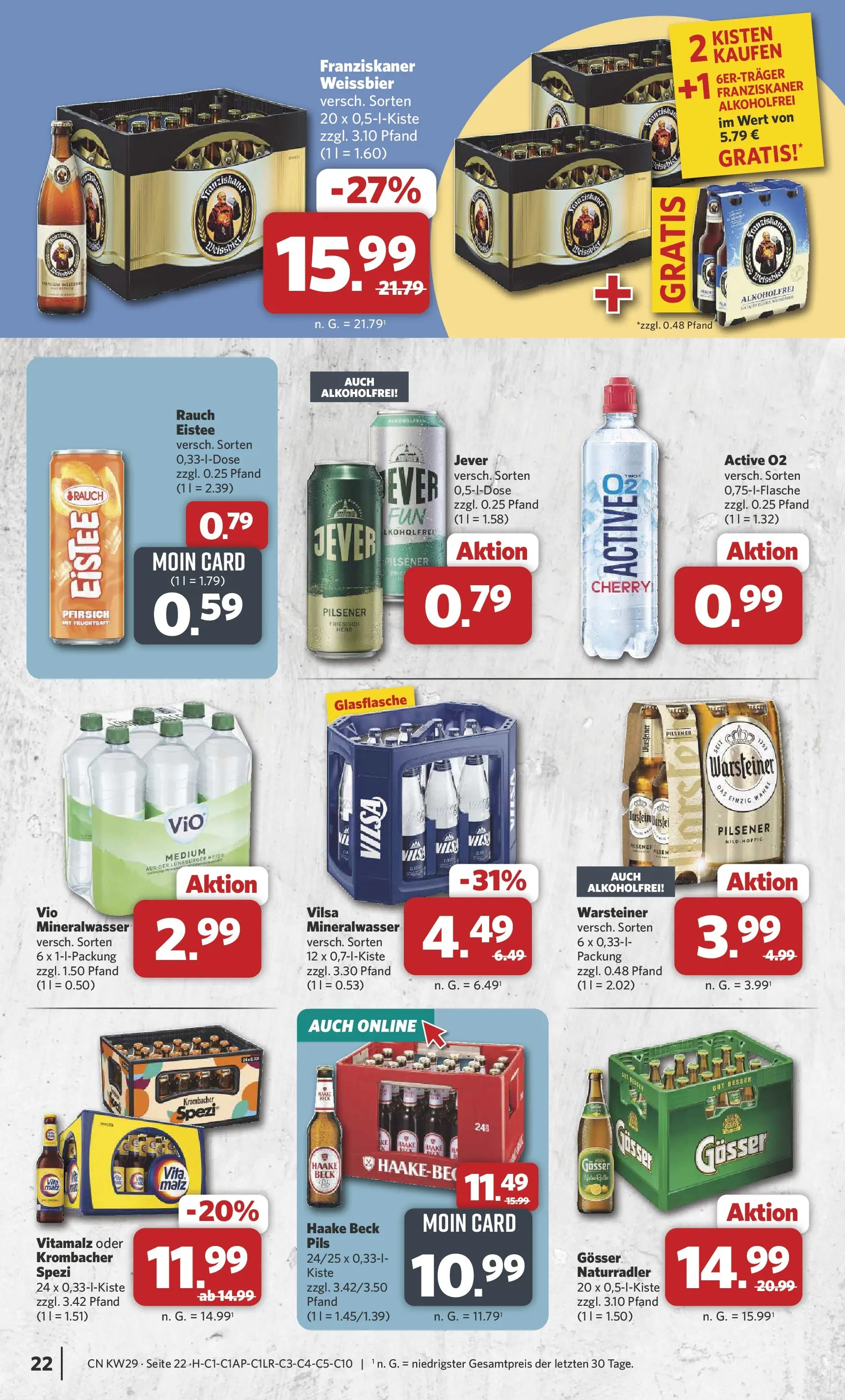 Combi Prospekt Celle (ab 13.07.2026) zum Blättern | Seite: 24 | Produkte: Franziskaner, Pils, Warsteiner, Krombacher