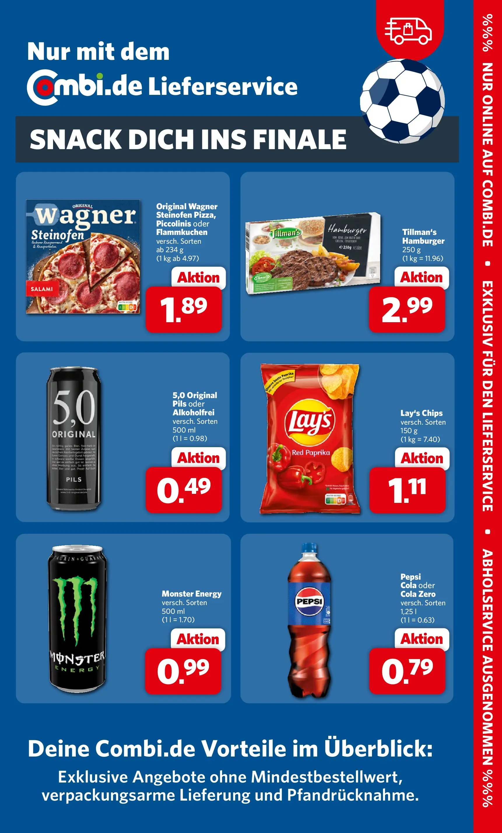 Combi Prospekt Celle (ab 13.07.2026) zum Blättern | Seite: 35 | Produkte: Pils, Fisch, Pepsi, Salami