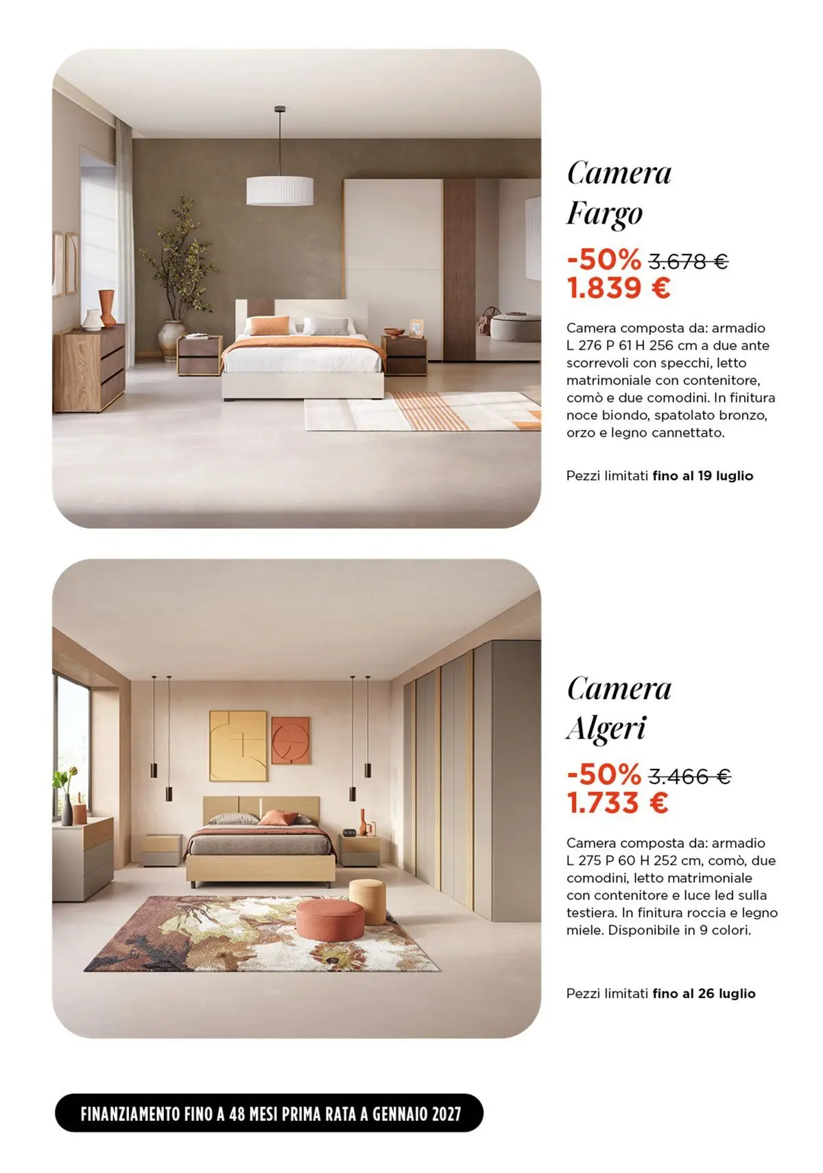 Nuovo Offerte volantino Ricci Casa dal 05/07/2026 > offerte anteprima 🛍️ | Pagina: 8 | Prodotti: Letto matrimoniale, Contenitore, Letto, Armadio