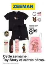 Zeeman Cette semaine : Toy Story et autres h&eacute;ros. - au 10.07.2026