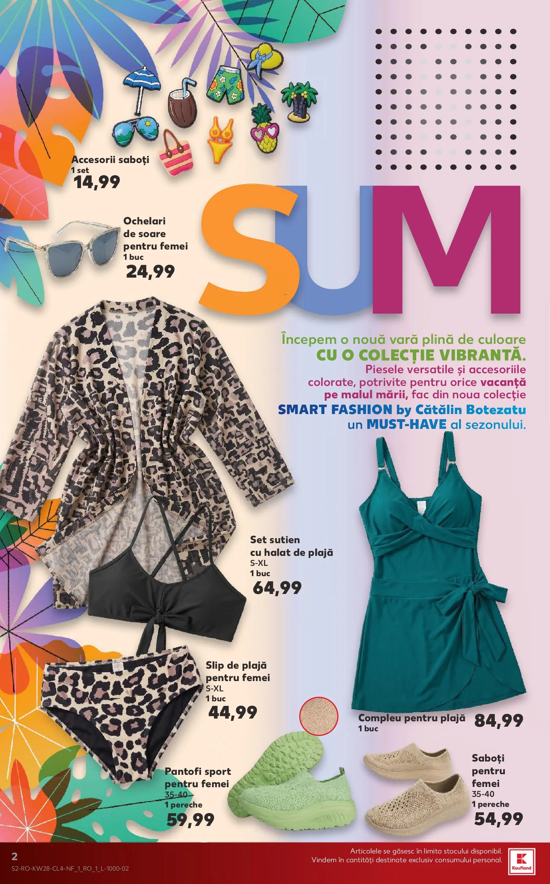 Kaufland Comarnic 07.07.2026 - Revista si Oferta | Pagină: 2 | Produse: Pantofi, Ochelari de soare, Sutien, Slip