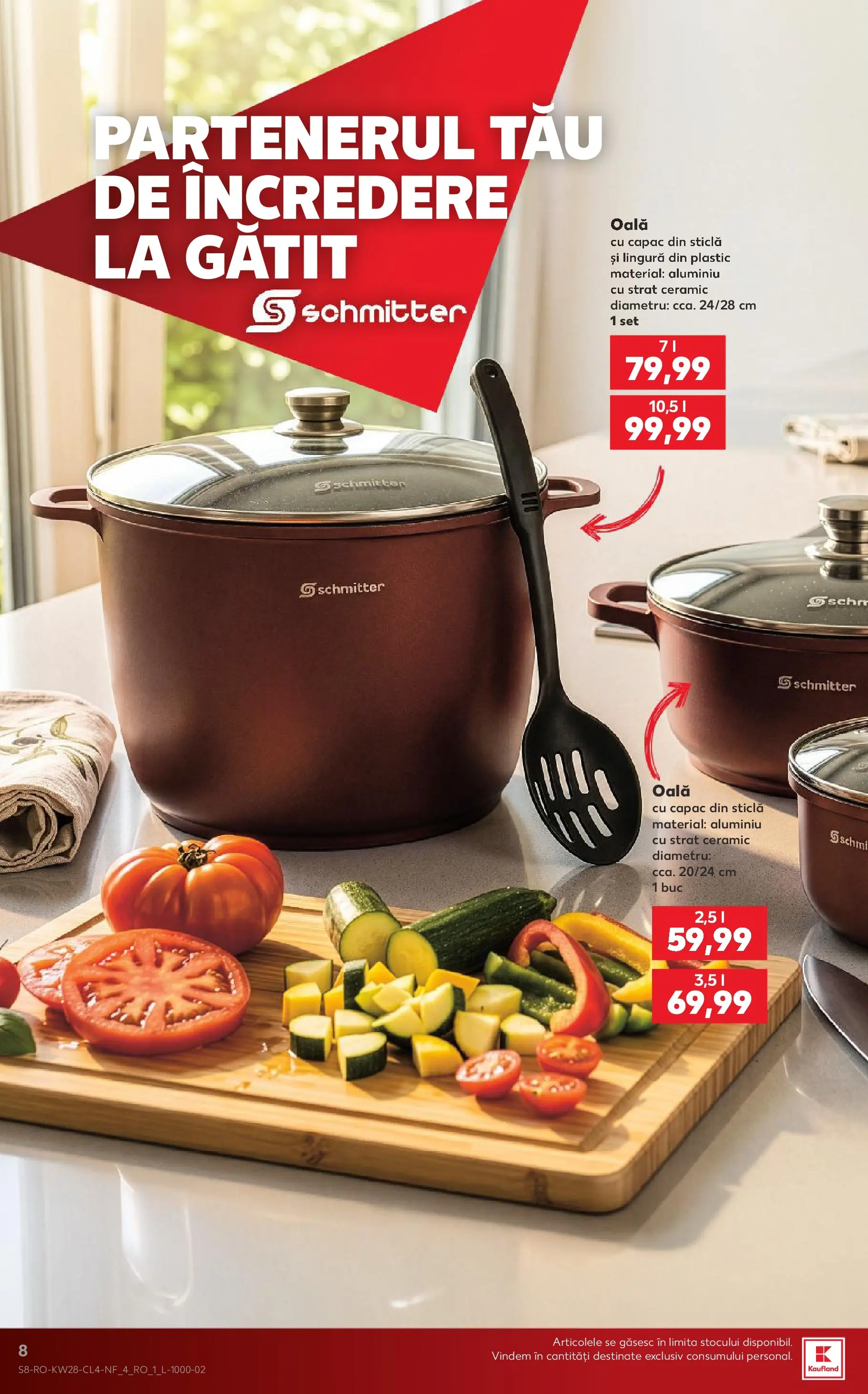 Kaufland Comarnic 07.07.2026 - Revista si Oferta | Pagină: 8 | Produse: Oală