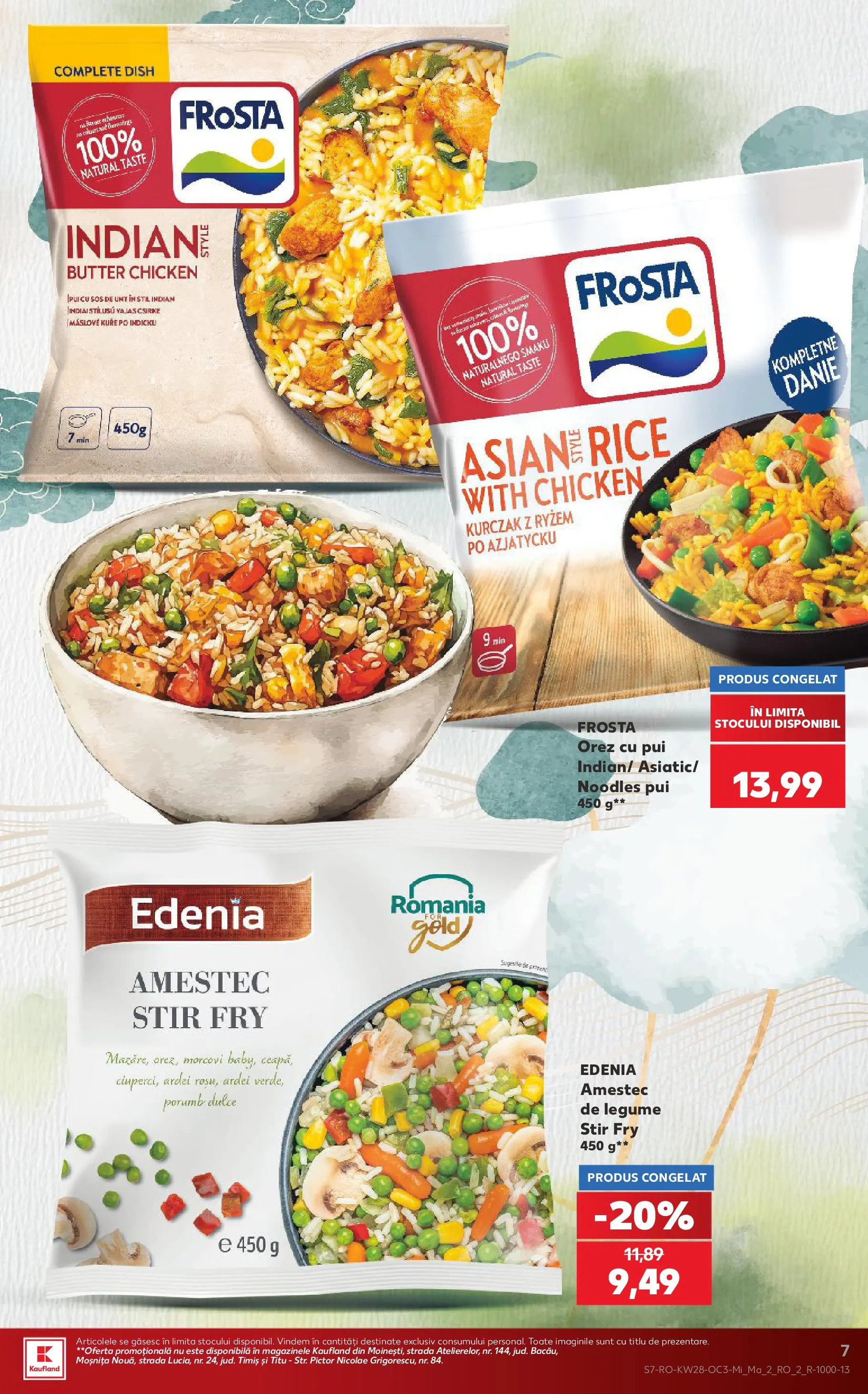 Kaufland Viseu de Sus 07.07.2026 - Revista si Oferta | Pagină: 7 | Produse: Hacıyatmaz Kedi Oyuncağı, Unt, Noodles, Legume