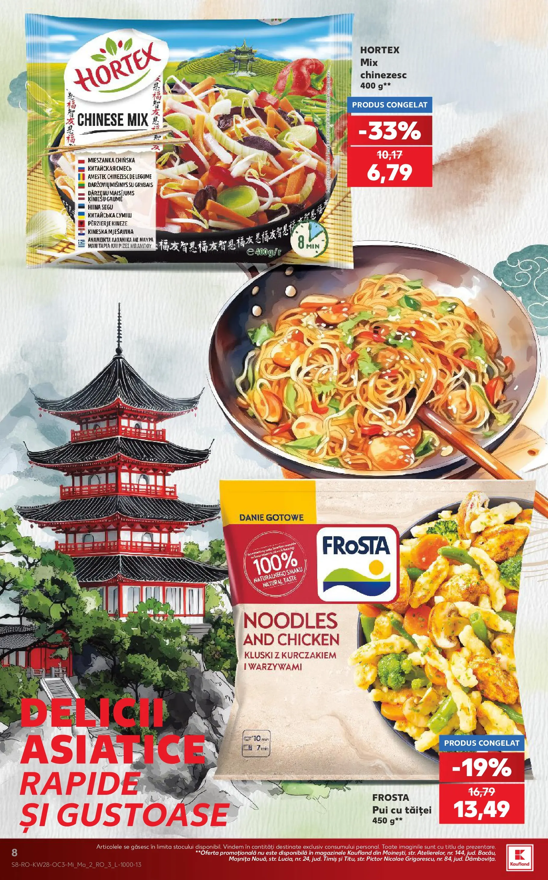 Kaufland Viseu de Sus 07.07.2026 - Revista si Oferta | Pagină: 8 | Produse: Hacıyatmaz Kedi Oyuncağı, Noodles, Legume