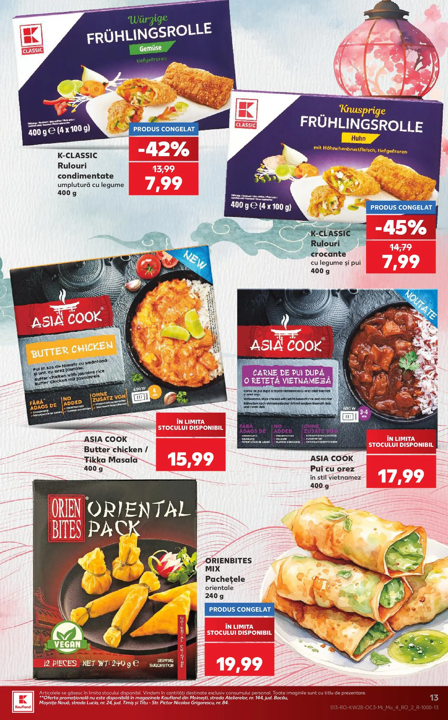 Kaufland Viseu de Sus 07.07.2026 - Revista si Oferta | Pagină: 13 | Produse: Carne De Pui, Orez, Smântână, Sos