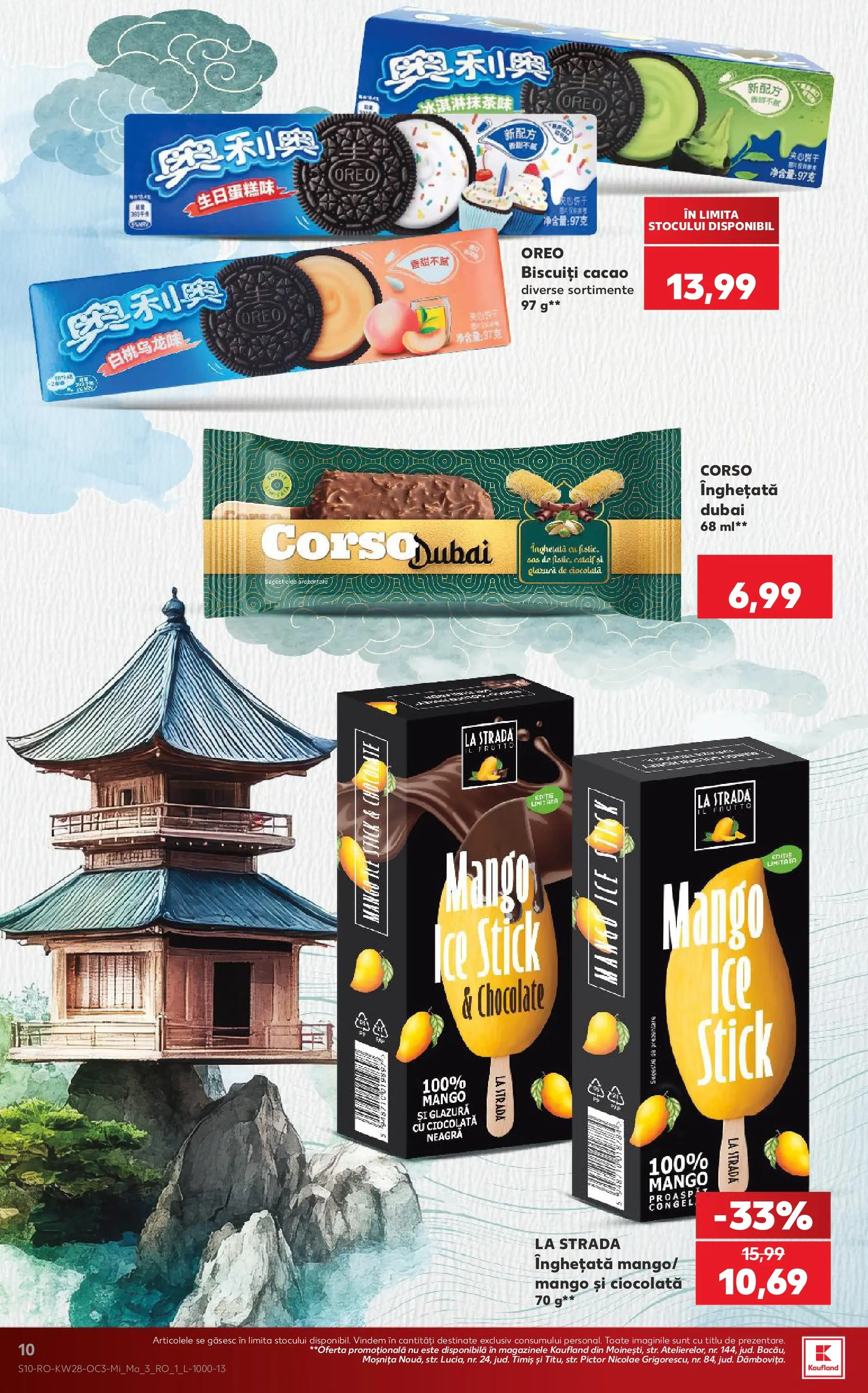 Kaufland Viseu de Sus 07.07.2026 - Revista si Oferta | Pagină: 10 | Produse: Ciocolată, Biscuiți, Sos, Mango