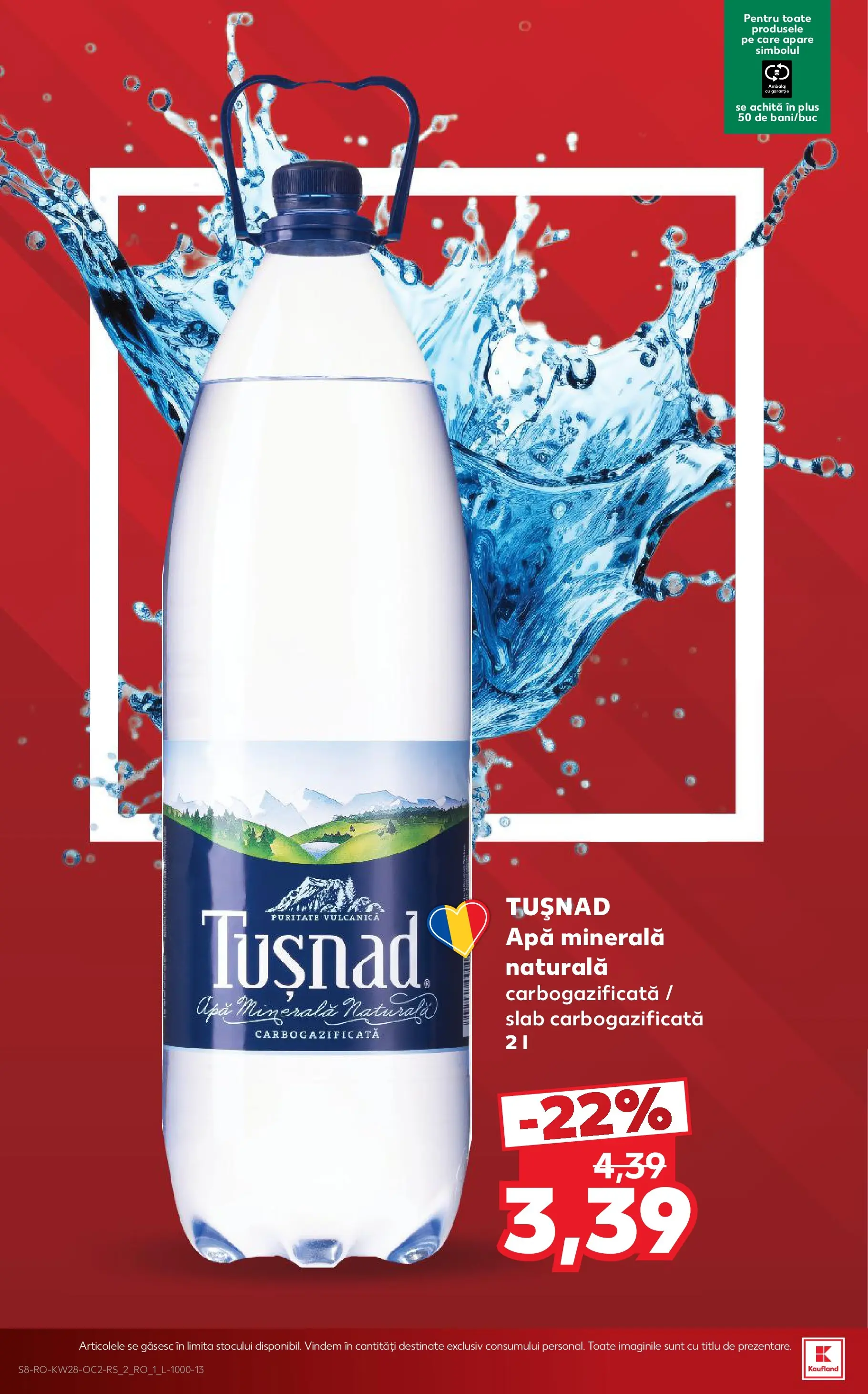 Kaufland Slatina 08.07.2026 - Revista si Oferta | Pagină: 8 | Produse: Yazı tahtası kalemi, Apă
