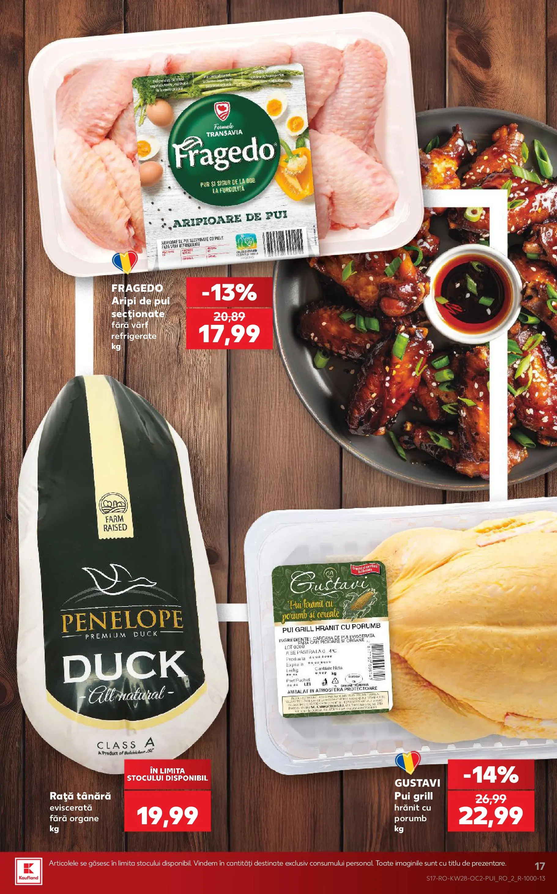 Kaufland Slatina 08.07.2026 - Revista si Oferta | Pagină: 17 | Produse: Carcasă, Hacıyatmaz Kedi Oyuncağı, Rață, Porumb