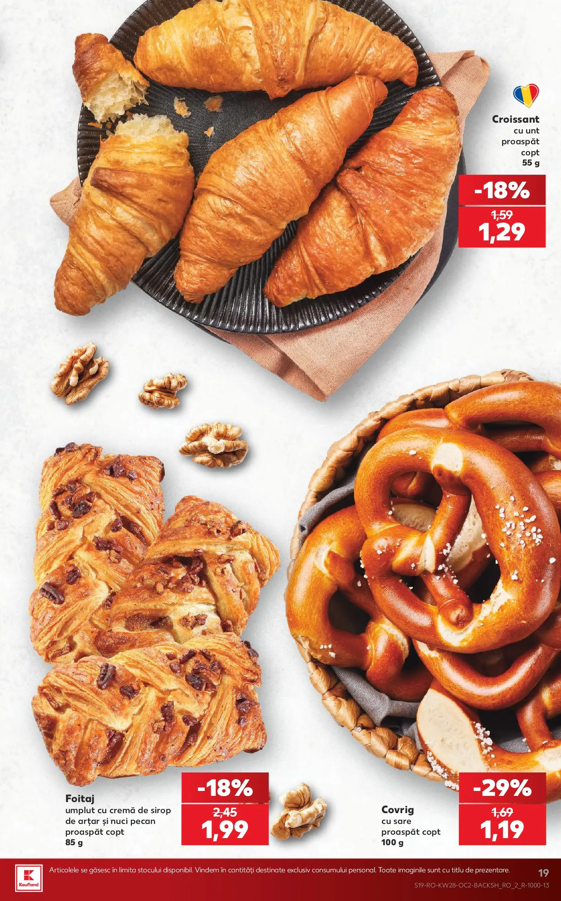 Kaufland Slatina 08.07.2026 - Revista si Oferta | Pagină: 19 | Produse: Unt, Sirop, Nuci, Sare