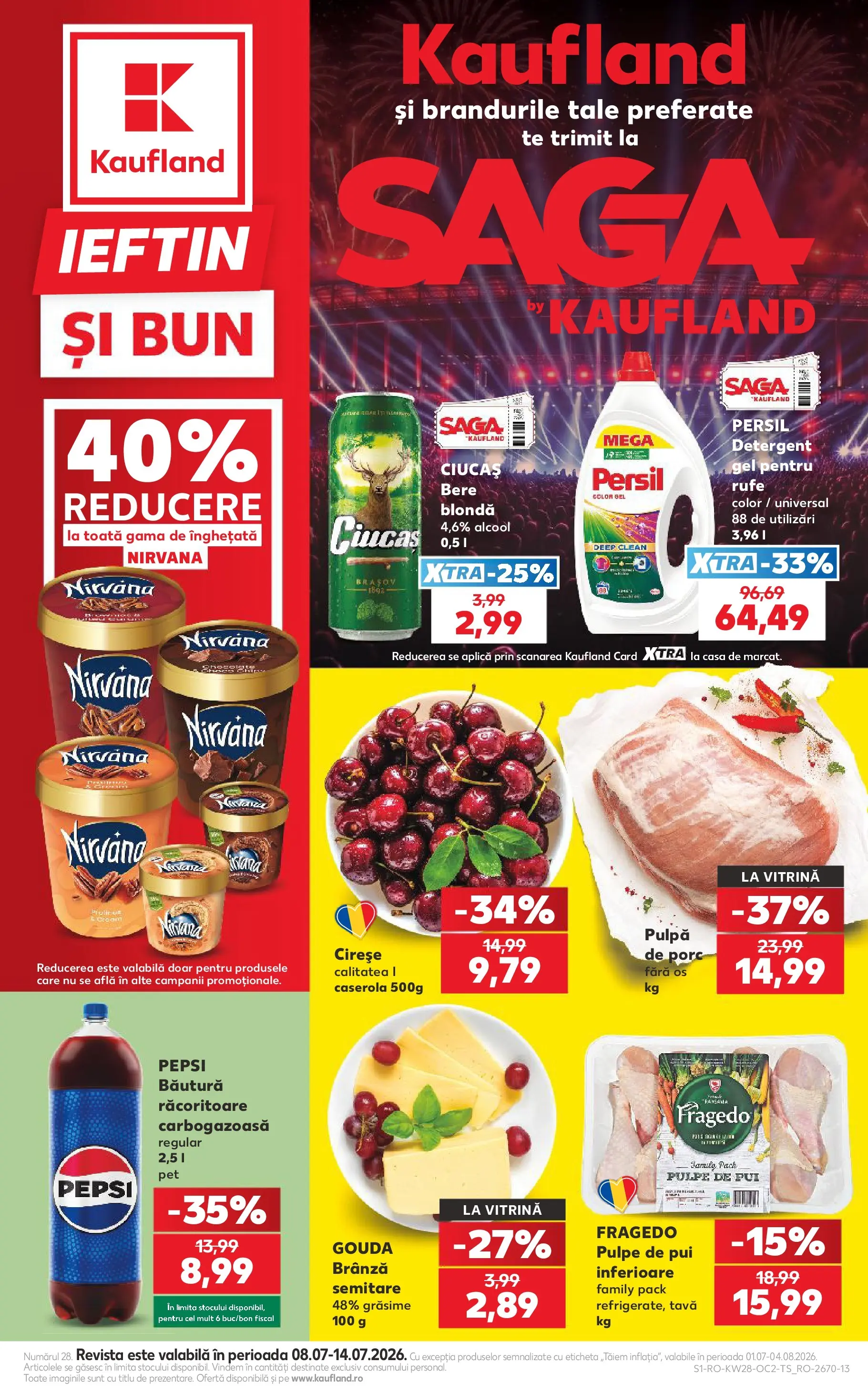 Kaufland Arad 08.07.2026 - Revista si Oferta | Pagină: 1 | Produse: Pomelo, Brânză, Detergent, Gouda