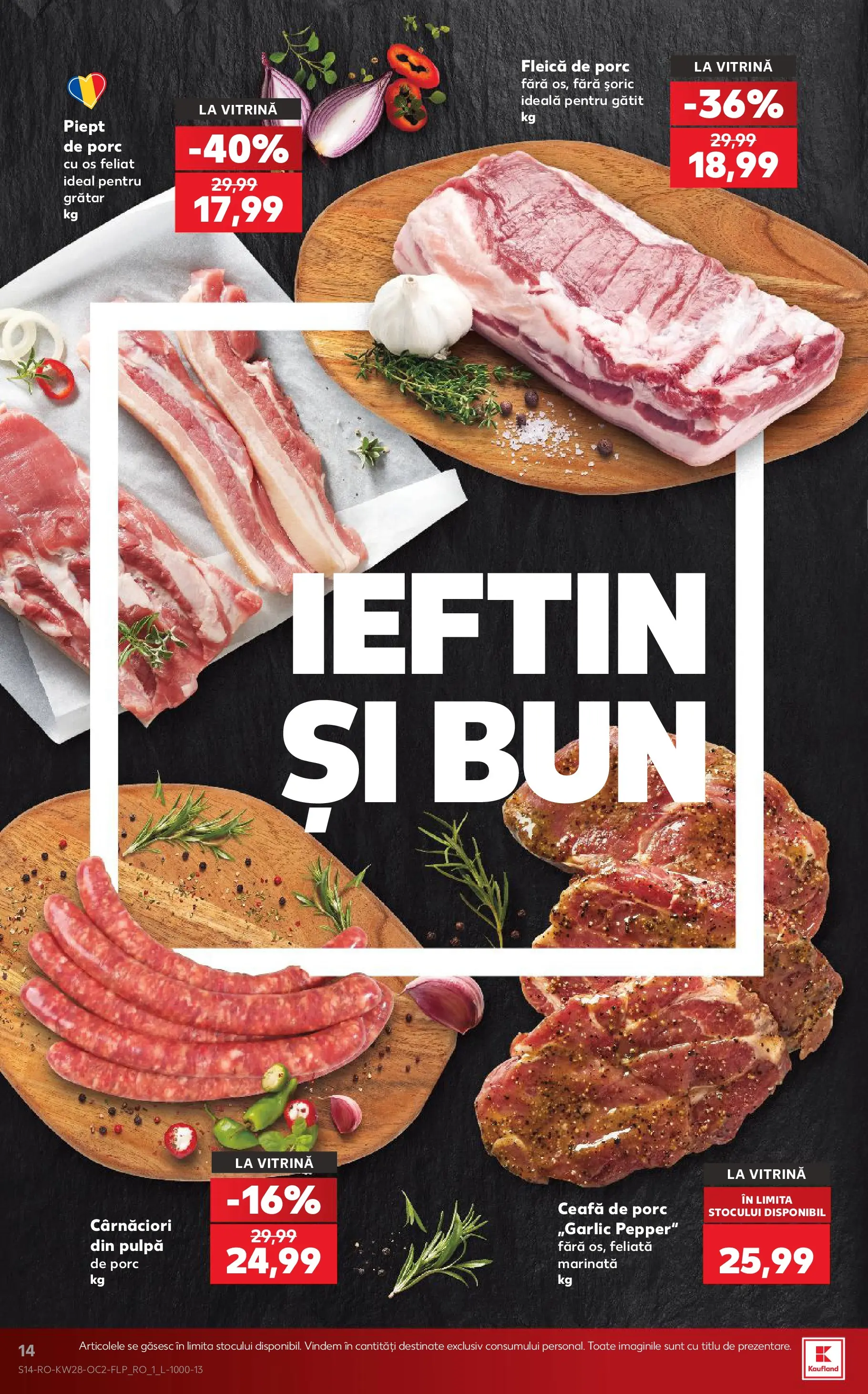 Kaufland Slatina 08.07.2026 - Revista si Oferta | Pagină: 14 | Produse: Keçeli kalem, Grătar, Vitrină, Fleică