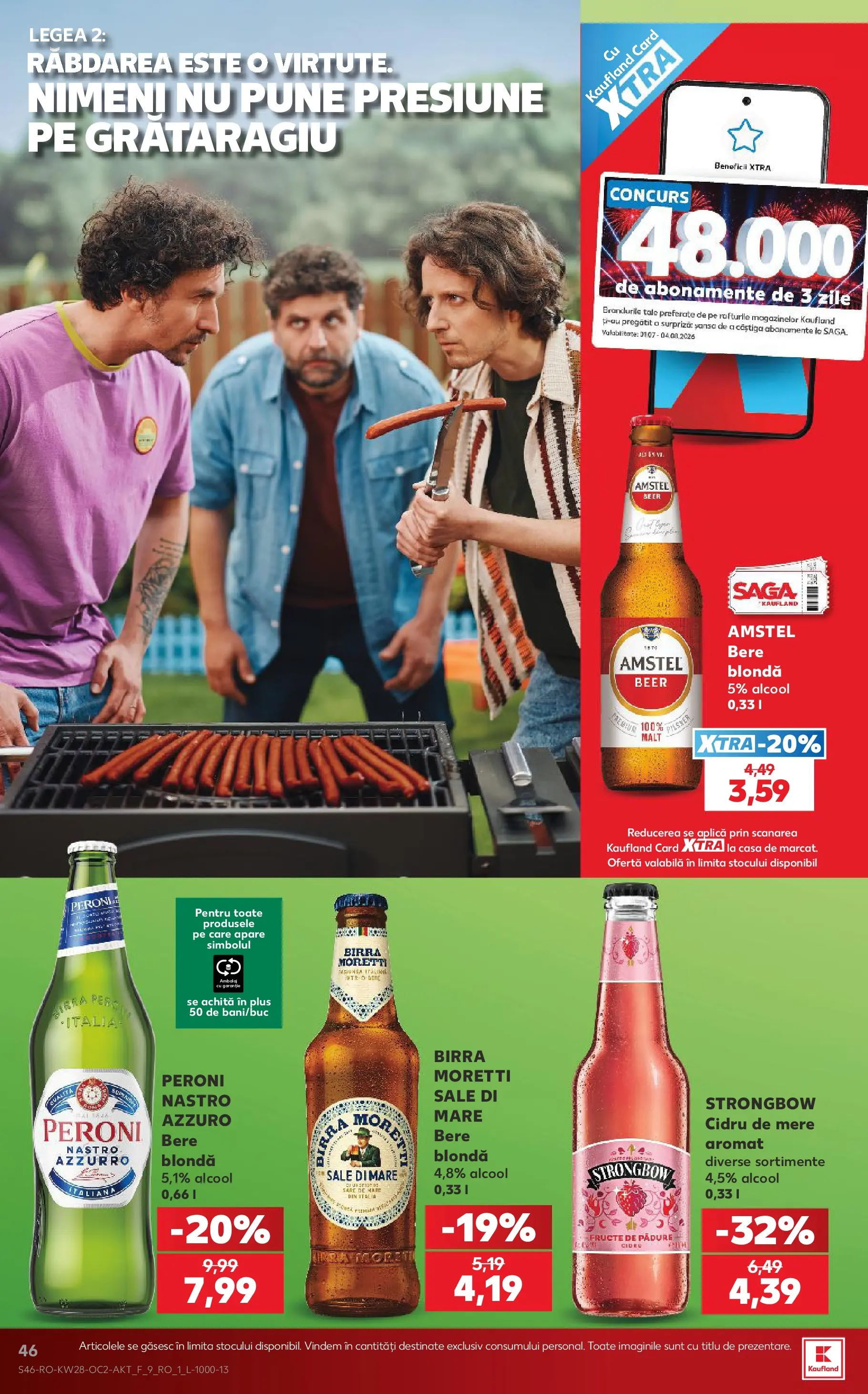 Kaufland Slatina 08.07.2026 - Revista si Oferta | Pagină: 46 | Produse: Bere, Mere, Fructe