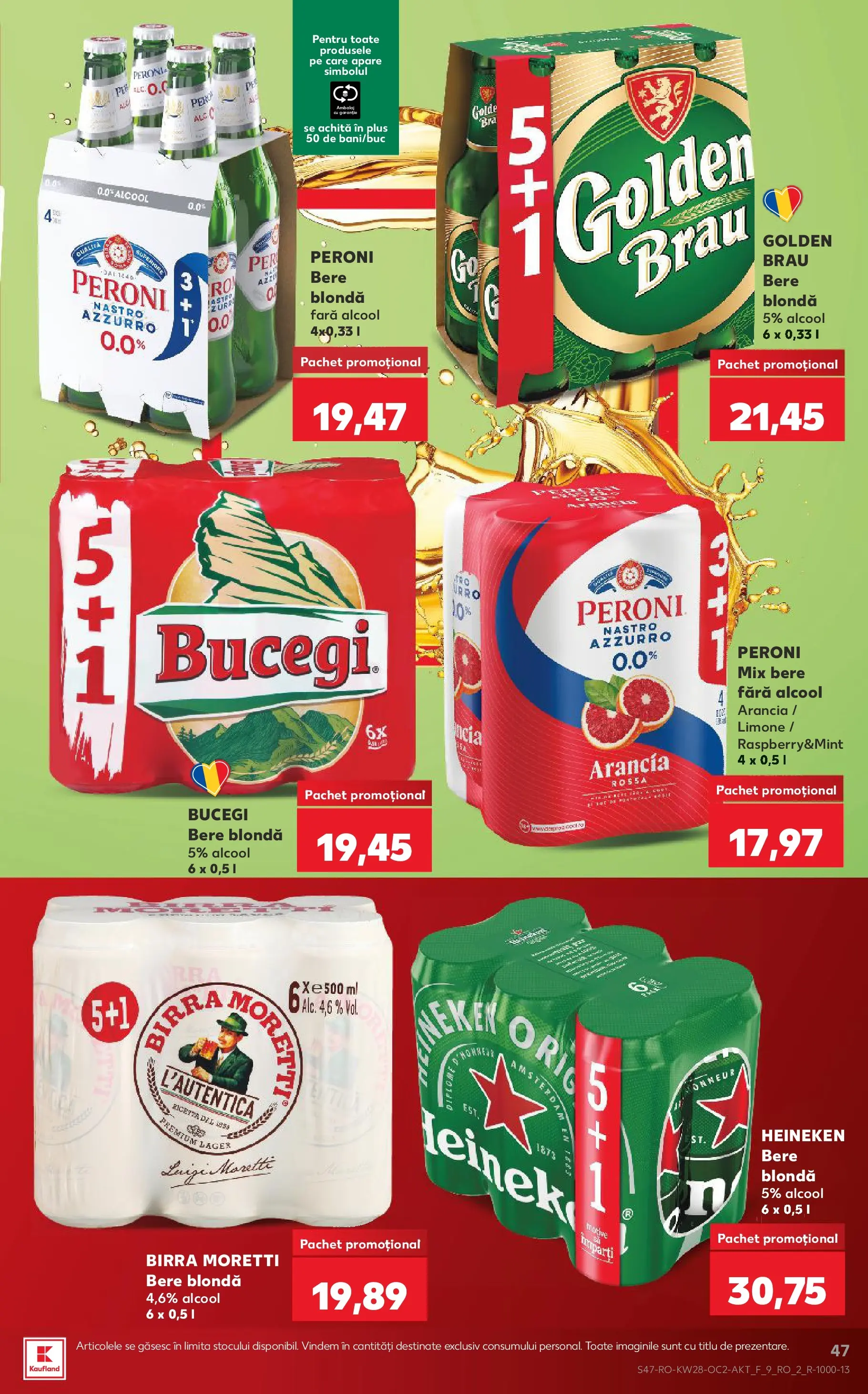 Kaufland Slatina 08.07.2026 - Revista si Oferta | Pagină: 47 | Produse: Bere