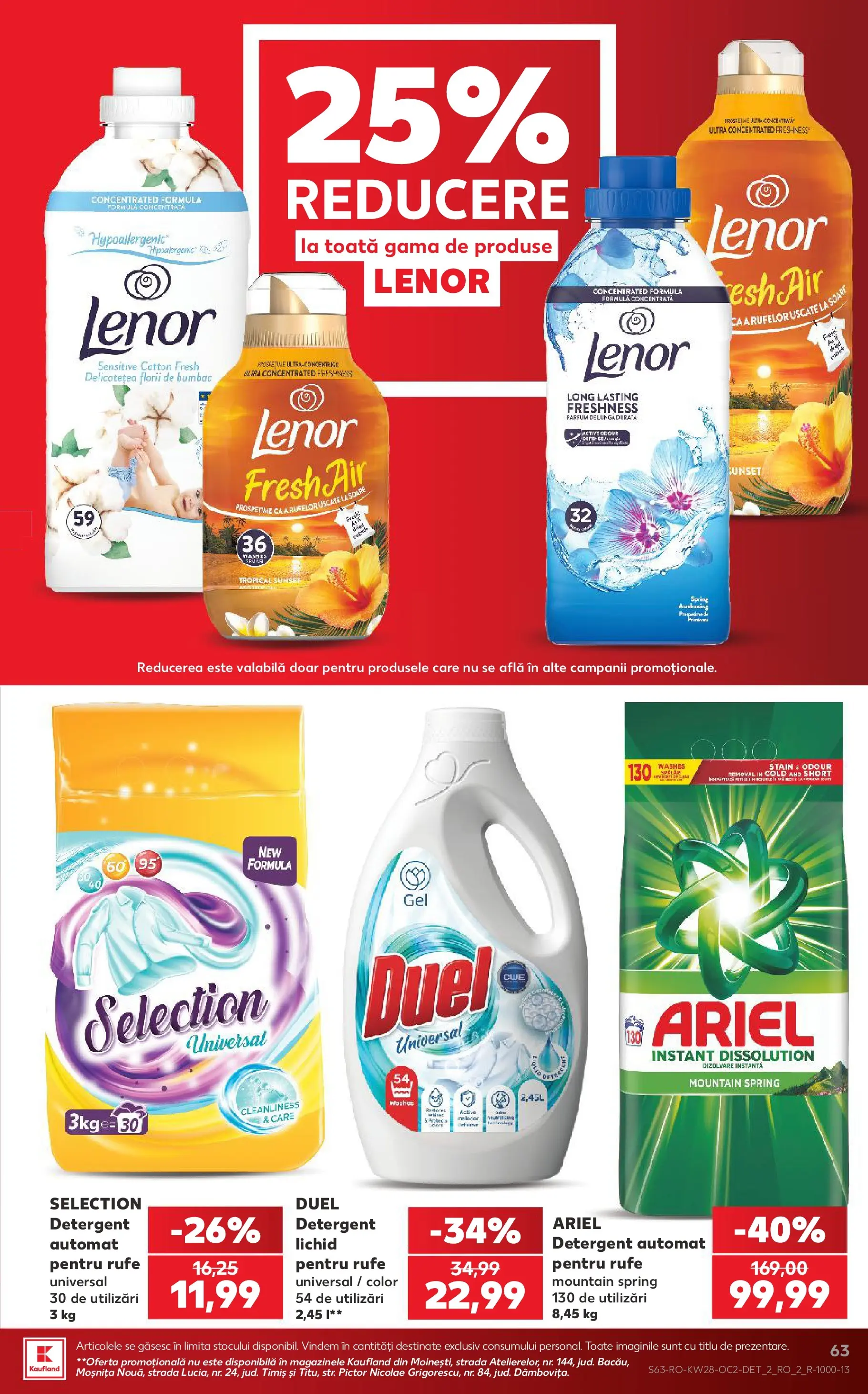 Kaufland Slatina 08.07.2026 - Revista si Oferta | Pagină: 63 | Produse: Kedi Ödül Oyuncakları, Detergent