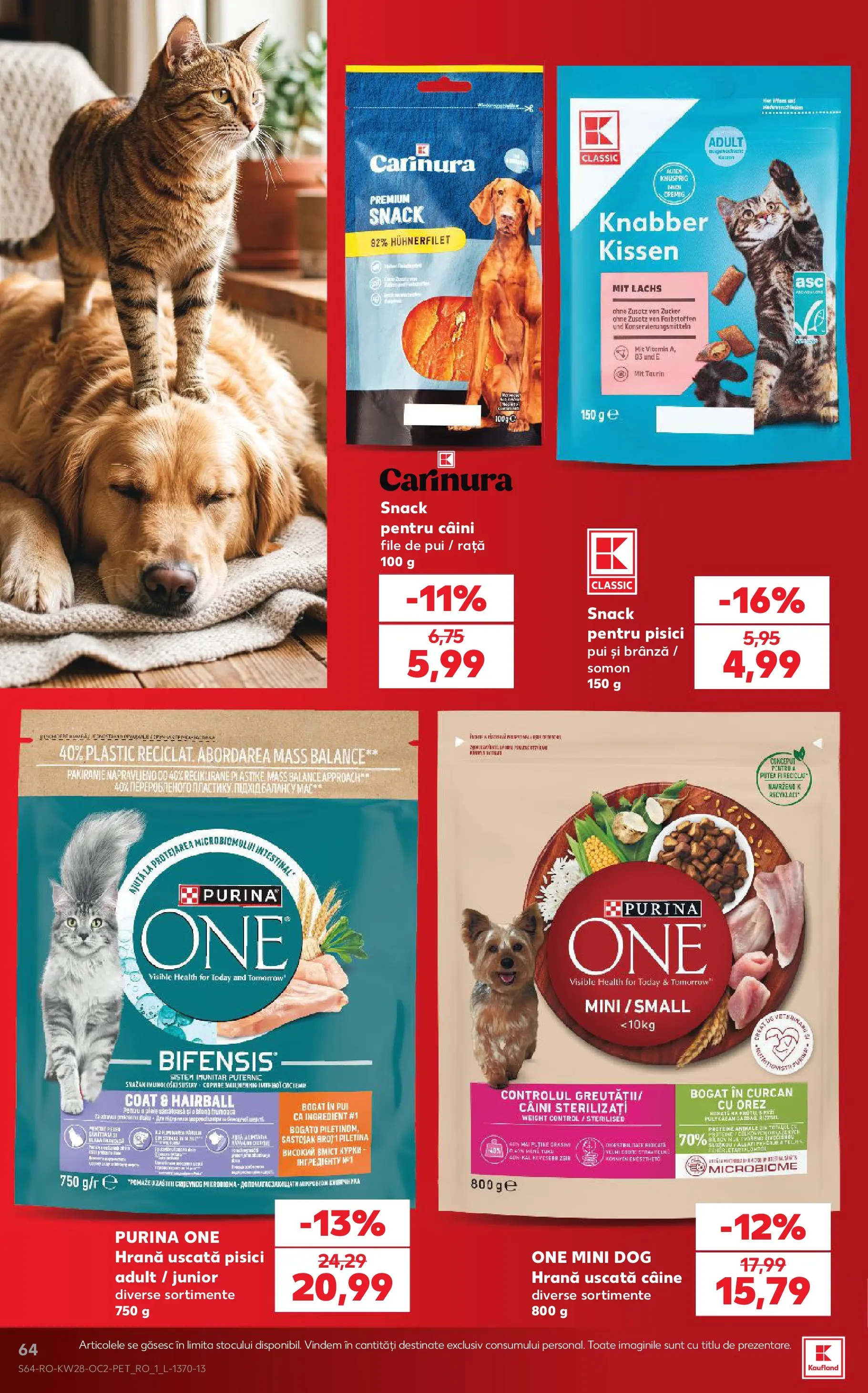 Kaufland Slatina 08.07.2026 - Revista si Oferta | Pagină: 64 | Produse: Masaüstü kılıfı, Hacıyatmaz Kedi Oyuncağı, Rață, Brânză