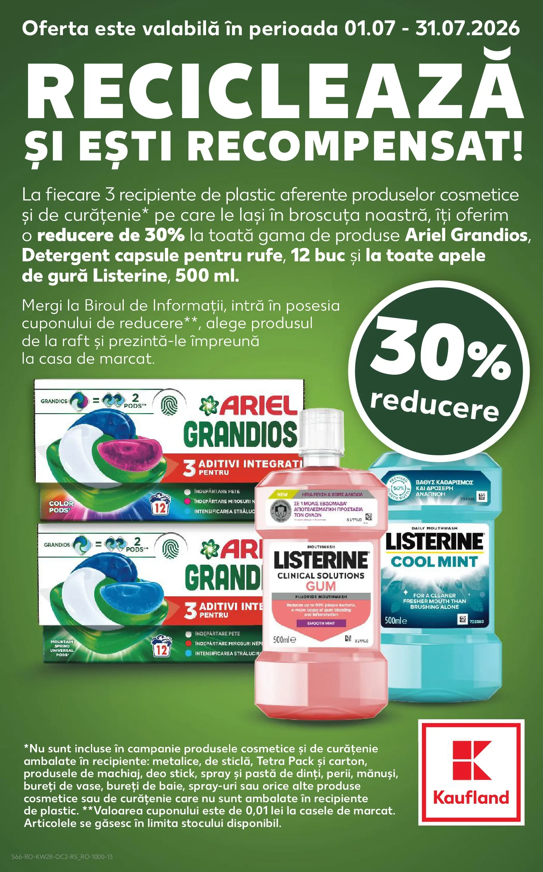 Kaufland Slatina 08.07.2026 - Revista si Oferta | Pagină: 66 | Produse: Raft, Recipiente, Detergent
