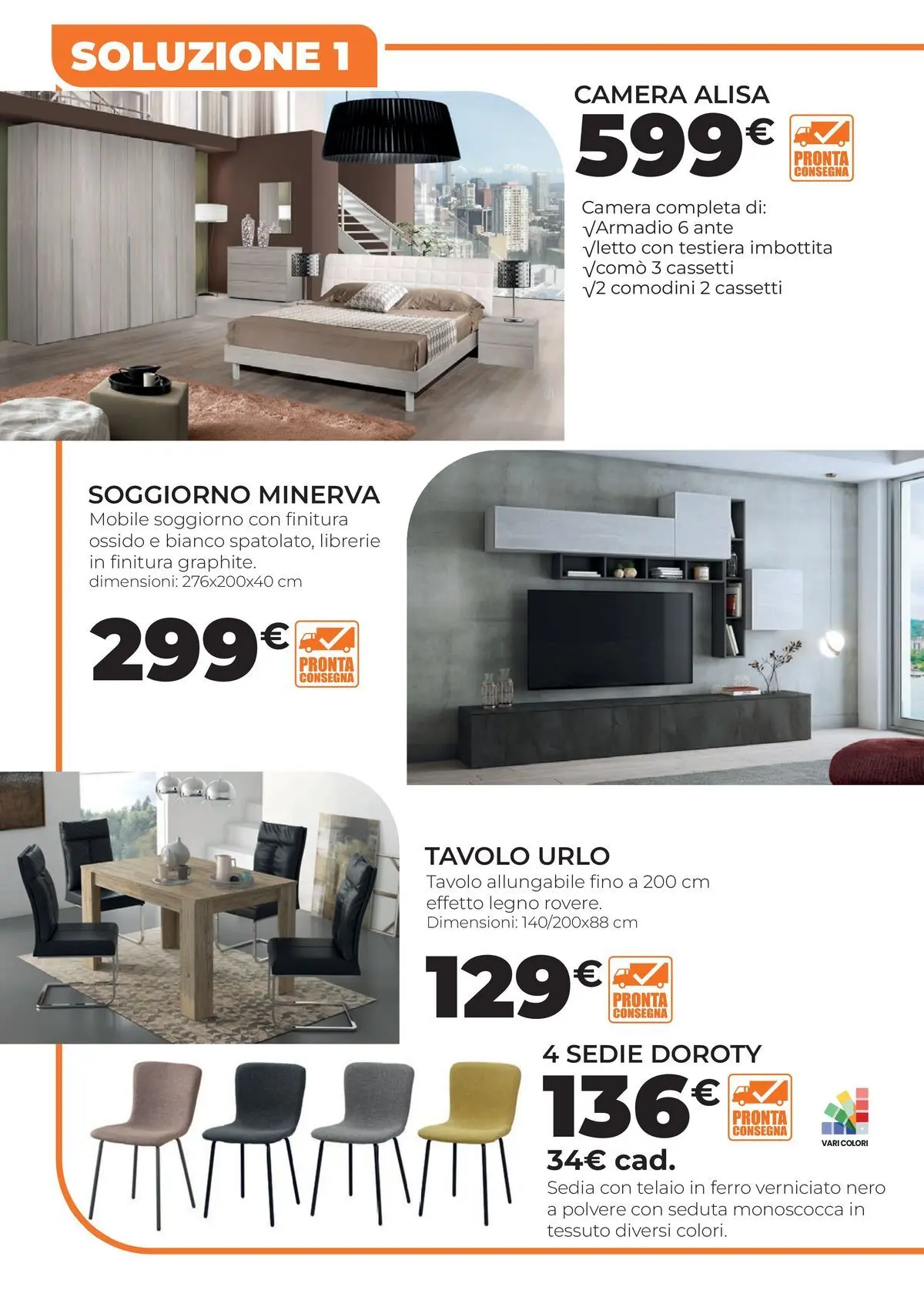 Nuovo Offerte volantino Mobilandia dal 03/07/2026 > offerte anteprima 🛍️ | Pagina: 2 | Prodotti: Mobile, Tavolo, Sedia