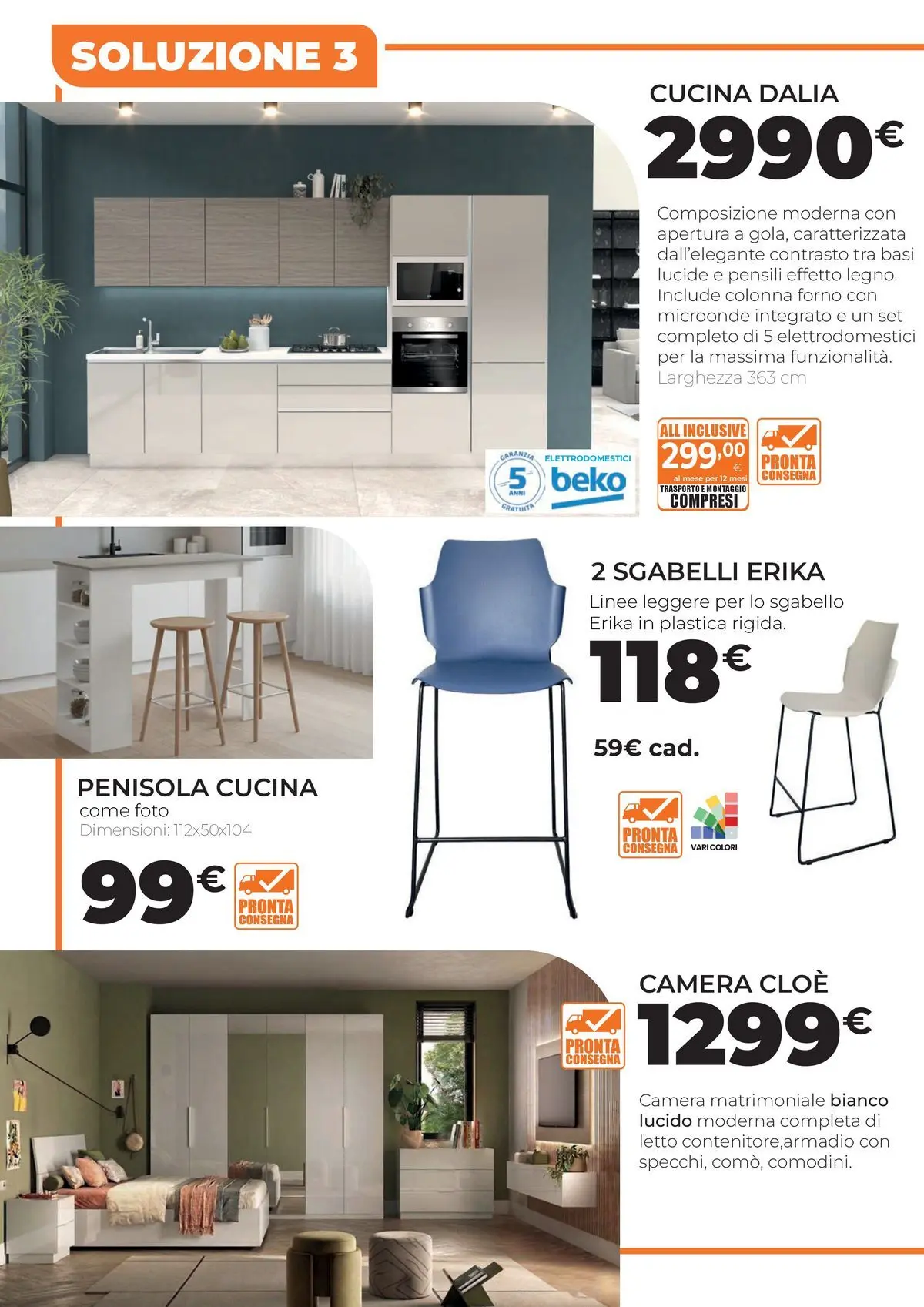 Nuovo Offerte volantino Mobilandia dal 03/07/2026 > offerte anteprima 🛍️ | Pagina: 6 | Prodotti: Microonde, Sgabello, Forno, Letto