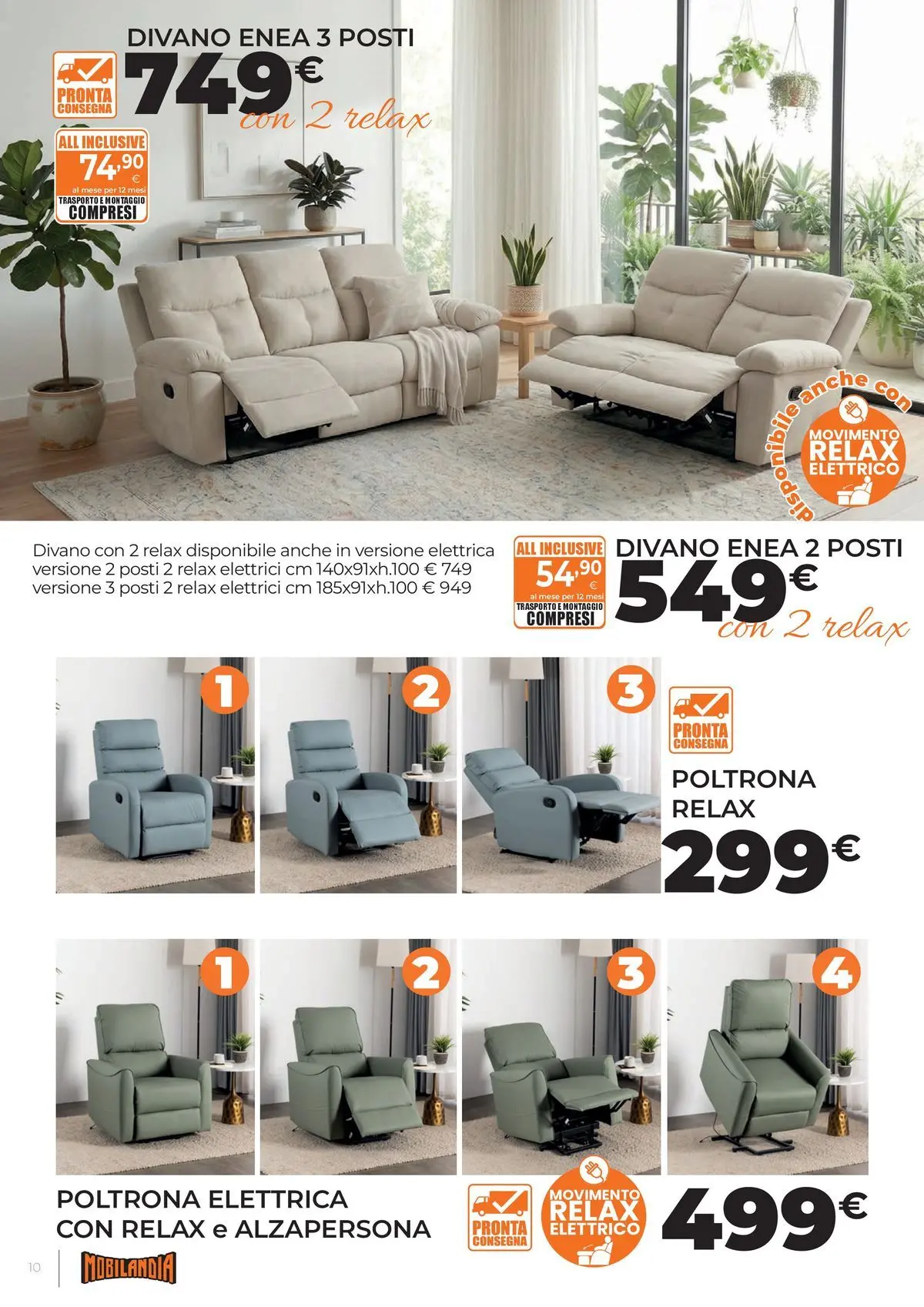 Nuovo Offerte volantino Mobilandia dal 03/07/2026 > offerte anteprima 🛍️ | Pagina: 10 | Prodotti: Divano, Poltrona