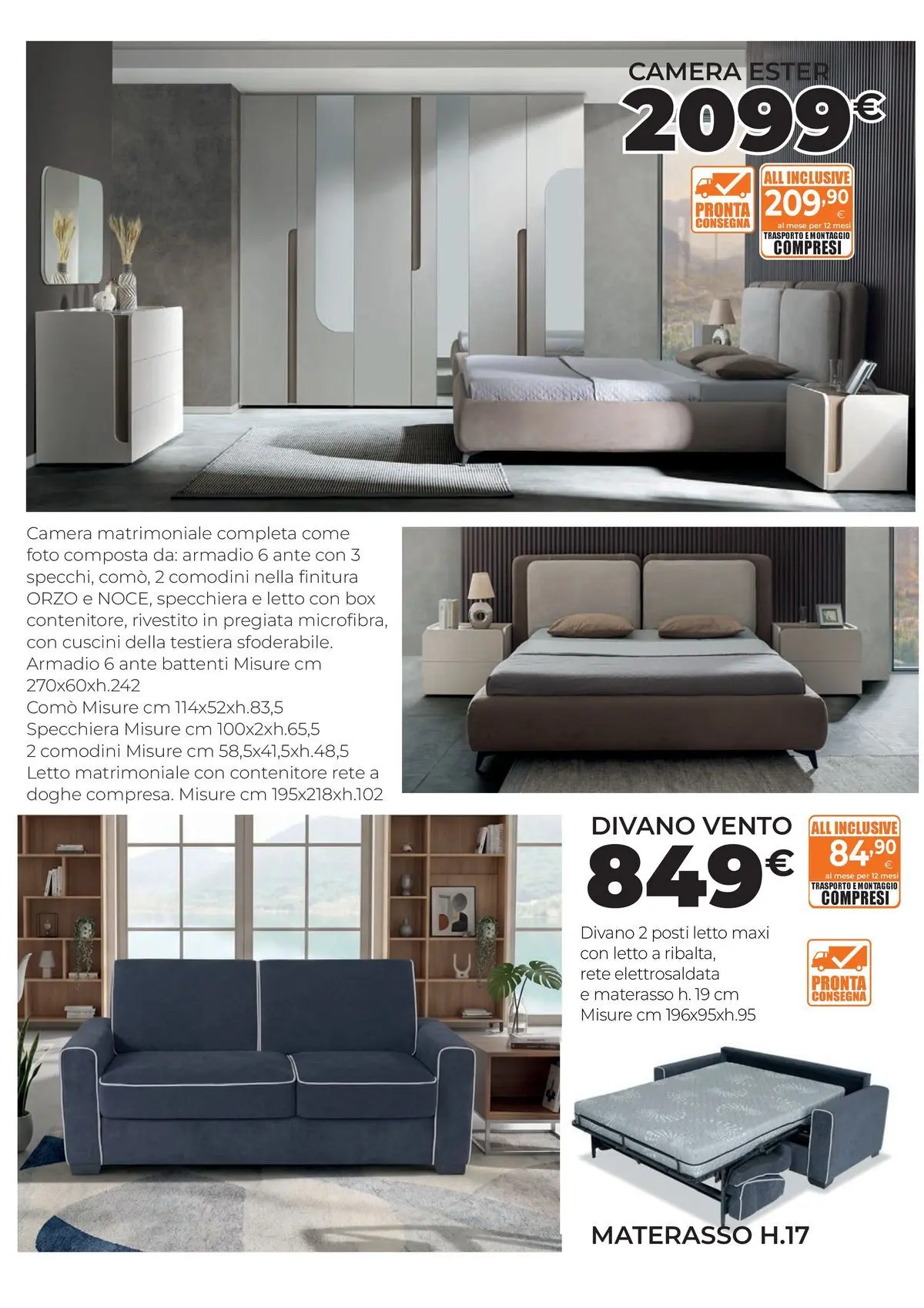 Nuovo Offerte volantino Mobilandia dal 03/07/2026 > offerte anteprima 🛍️ | Pagina: 19 | Prodotti: Letto matrimoniale, Contenitore, Letto, Materasso