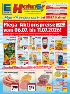 Angebote - Edeka Hahner: Wochenangebote ab 05.07.2026 gültig