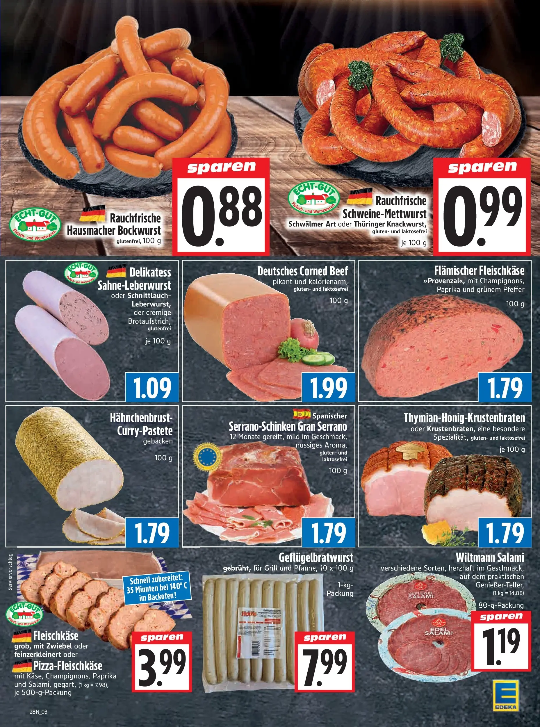 Angebote - Edeka Hahner: Wochenangebote (ab 05.07.2026) zum Blättern | Seite: 5 | Produkte: Bockwurst, Grill, Fleisch, Hahnchenbrust