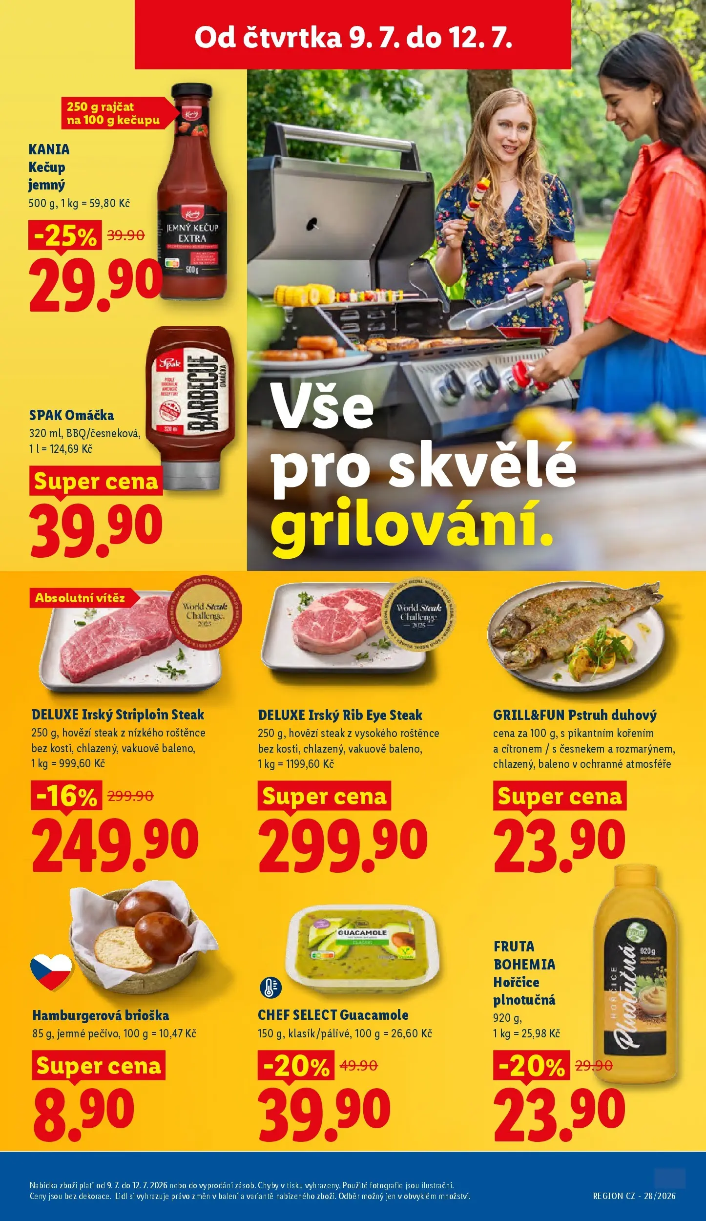 Lidl leták od 08.07.2026 - Nový akční leták | Strana: 15 | Produkty: Brioška, Hovězí, Kečup, Pečivo