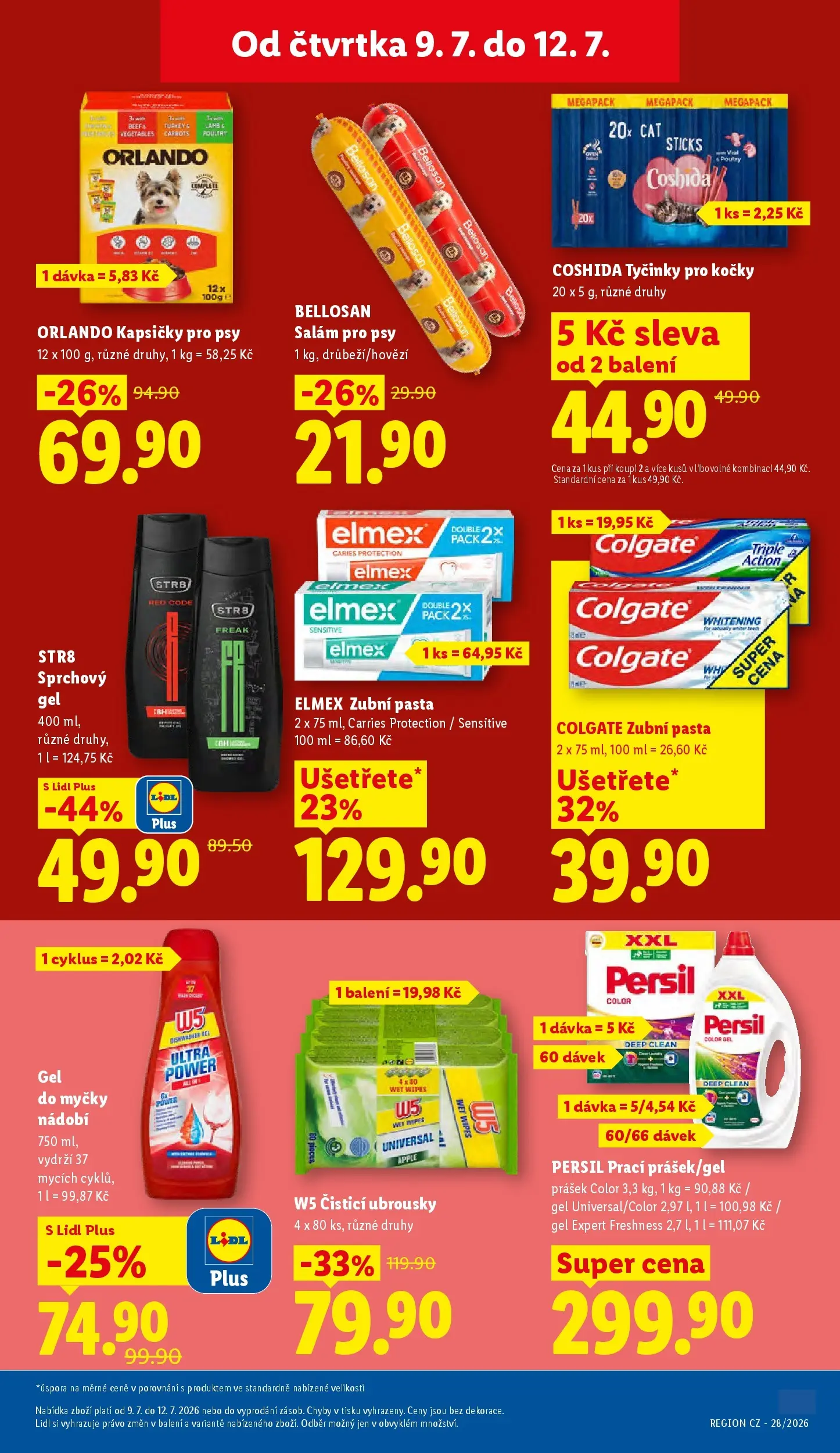Lidl leták od 08.07.2026 - Nový akční leták | Strana: 29 | Produkty: Salám, Elmex zubní pasta, Apple, Persil