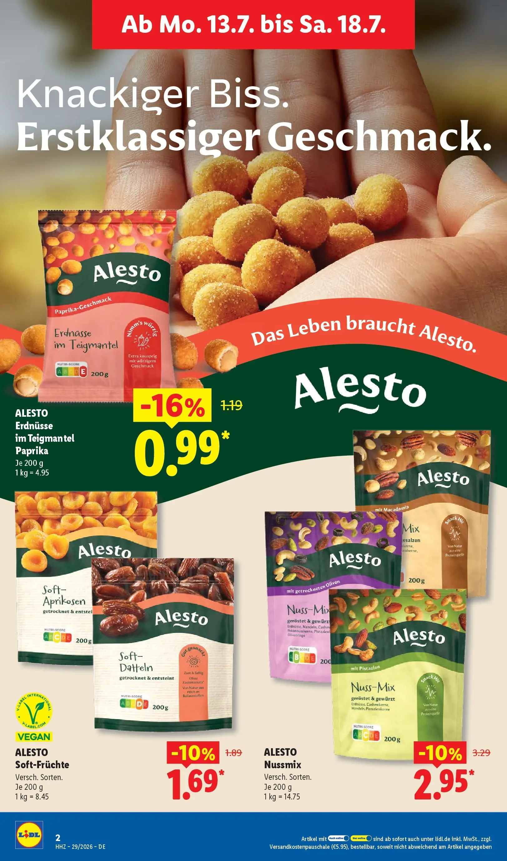 Lidl Prospekt Künzell (ab 12.07.2026) » Angebote online | Seite: 6 | Produkte: Erdnüsse, Pistazien, Paprika Lidl Prospekt Künzell (ab 12.07.2026) zum Blättern » Angebote | Seite: 6 | Produkte: Erdnüsse, Pistazien, Paprika