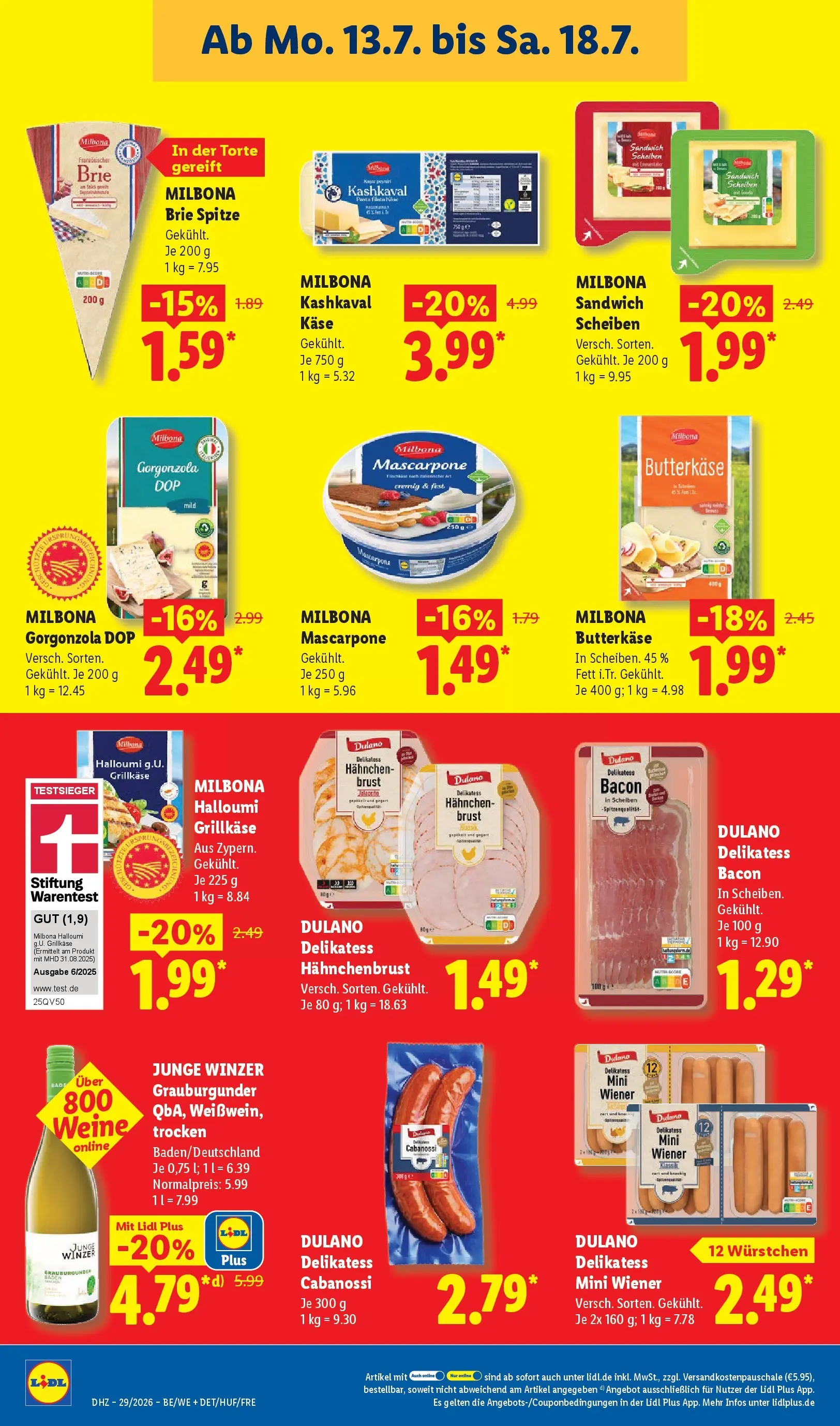 Lidl Prospekt Künzell (ab 12.07.2026) » Angebote online | Seite: 16 | Produkte: Hahnchen, Käse, Pasta, Hahnchenbrust Lidl Prospekt Künzell (ab 12.07.2026) zum Blättern » Angebote | Seite: 16 | Produkte: Hahnchen, Käse, Pasta, Hahnchenbrust