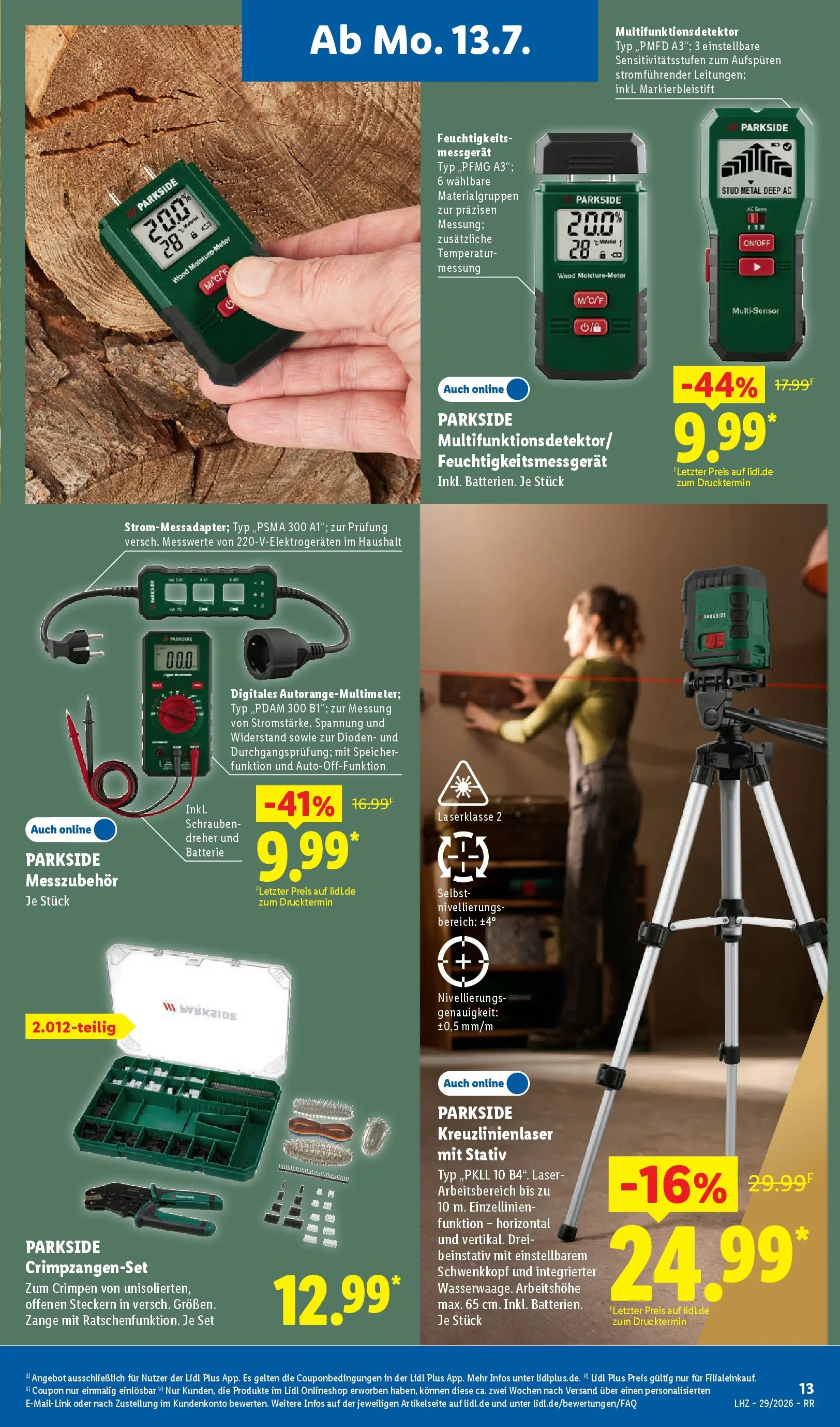 Lidl Prospekt Zülpich (ab 12.07.2026) zum Blättern » Angebote | Seite: 29 | Produkte: Adapter, Batterie, Stativ