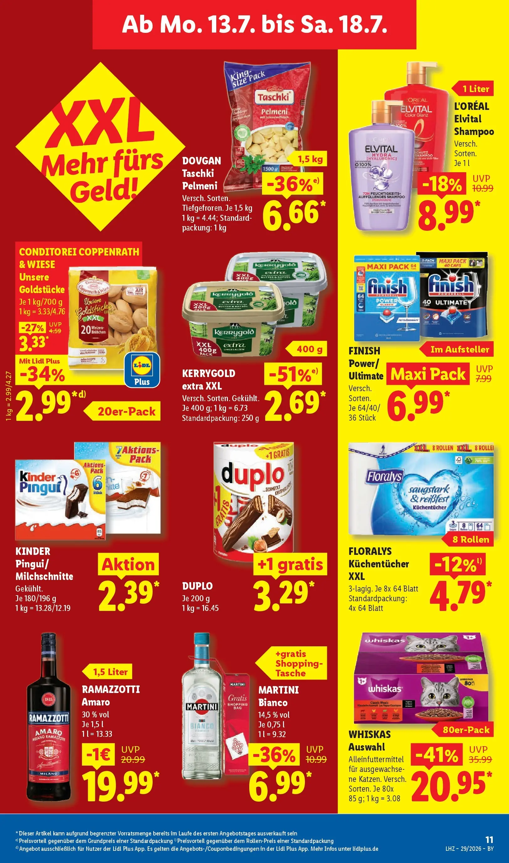 Lidl Prospekt Hof-innenstadt (ab 13.07.2026) ยป Angebote online | Seite: 21 | Produkte: Rapsรถl, Finish, Ramazzotti, Whiskas Lidl Prospekt Hof-innenstadt (ab 13.07.2026) zum Blรคttern ยป Angebote | Seite: 21 | Produkte: Rapsรถl, Finish, Ramazzotti, Whiskas