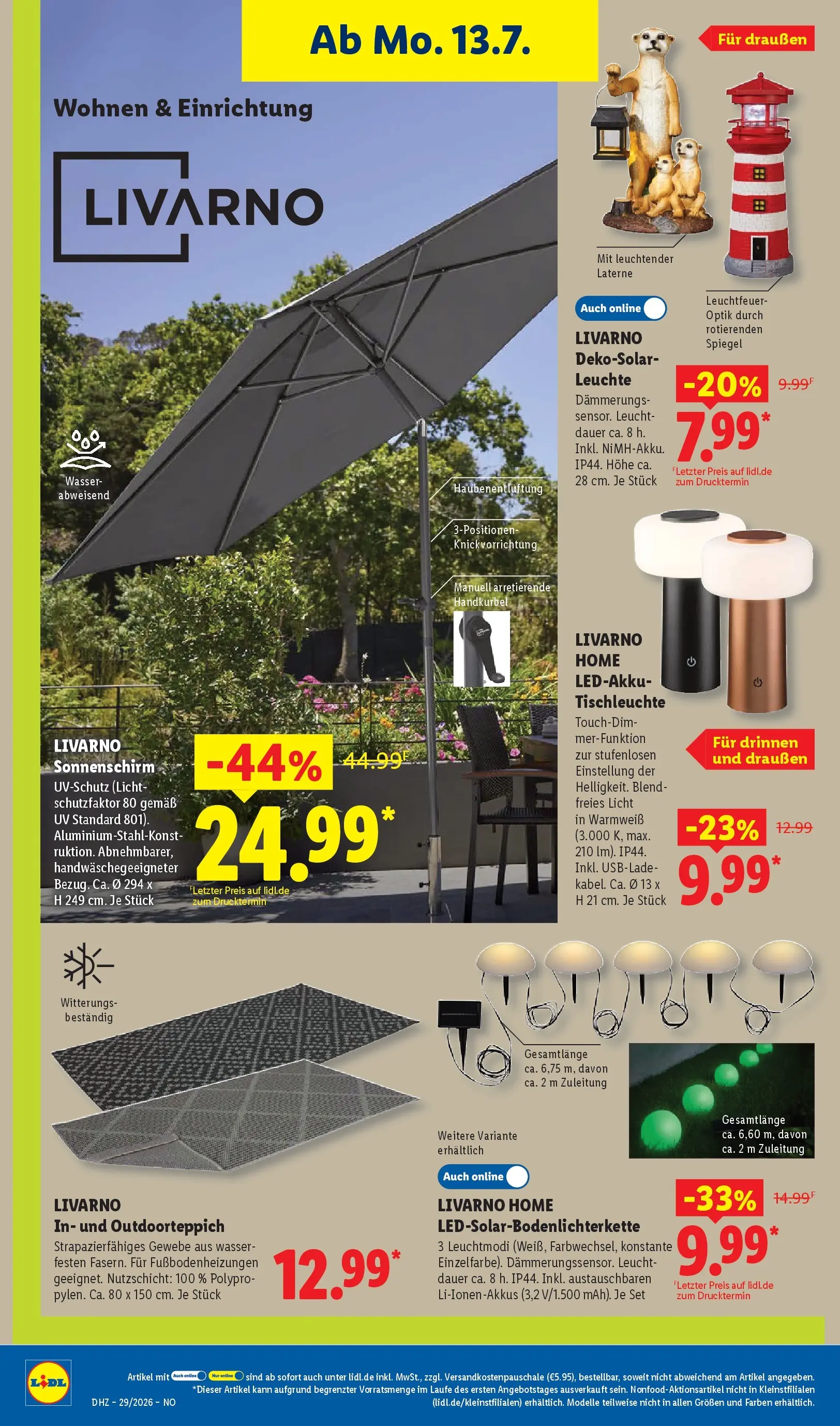 Lidl Prospekt Braunschweig (ab 13.07.2026) ยป Angebote online | Seite: 38 | Produkte: Spiegel, Wasser, Sonnenschirm Lidl Prospekt Braunschweig (ab 13.07.2026) zum Blรคttern ยป Angebote | Seite: 38 | Produkte: Spiegel, Wasser, Sonnenschirm