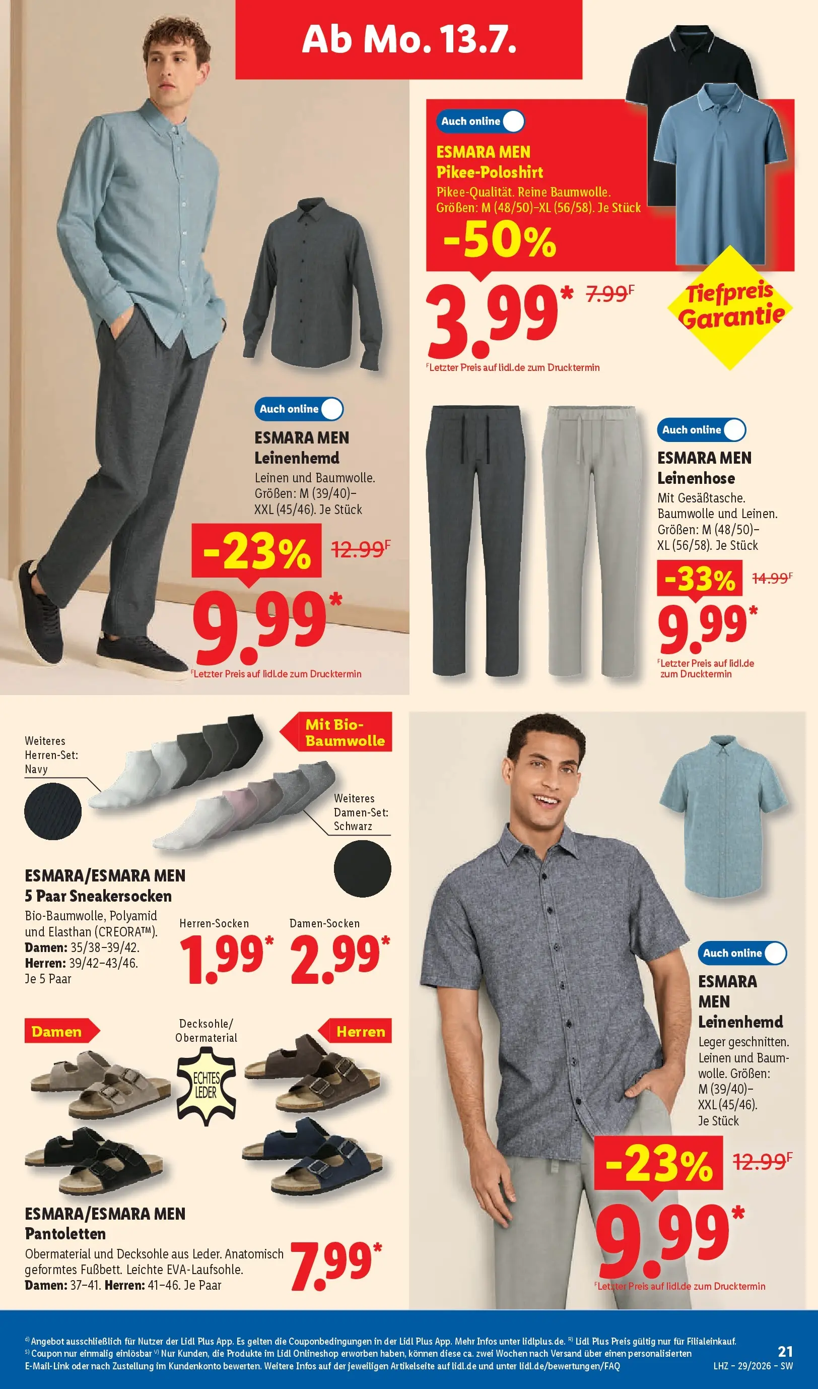Lidl Prospekt Mühlacker (ab 12.07.2026) » Angebote online | Seite: 41 | Produkte: Shirt, Leinenhose Lidl Prospekt Mühlacker (ab 12.07.2026) zum Blättern » Angebote | Seite: 41 | Produkte: Shirt, Leinenhose