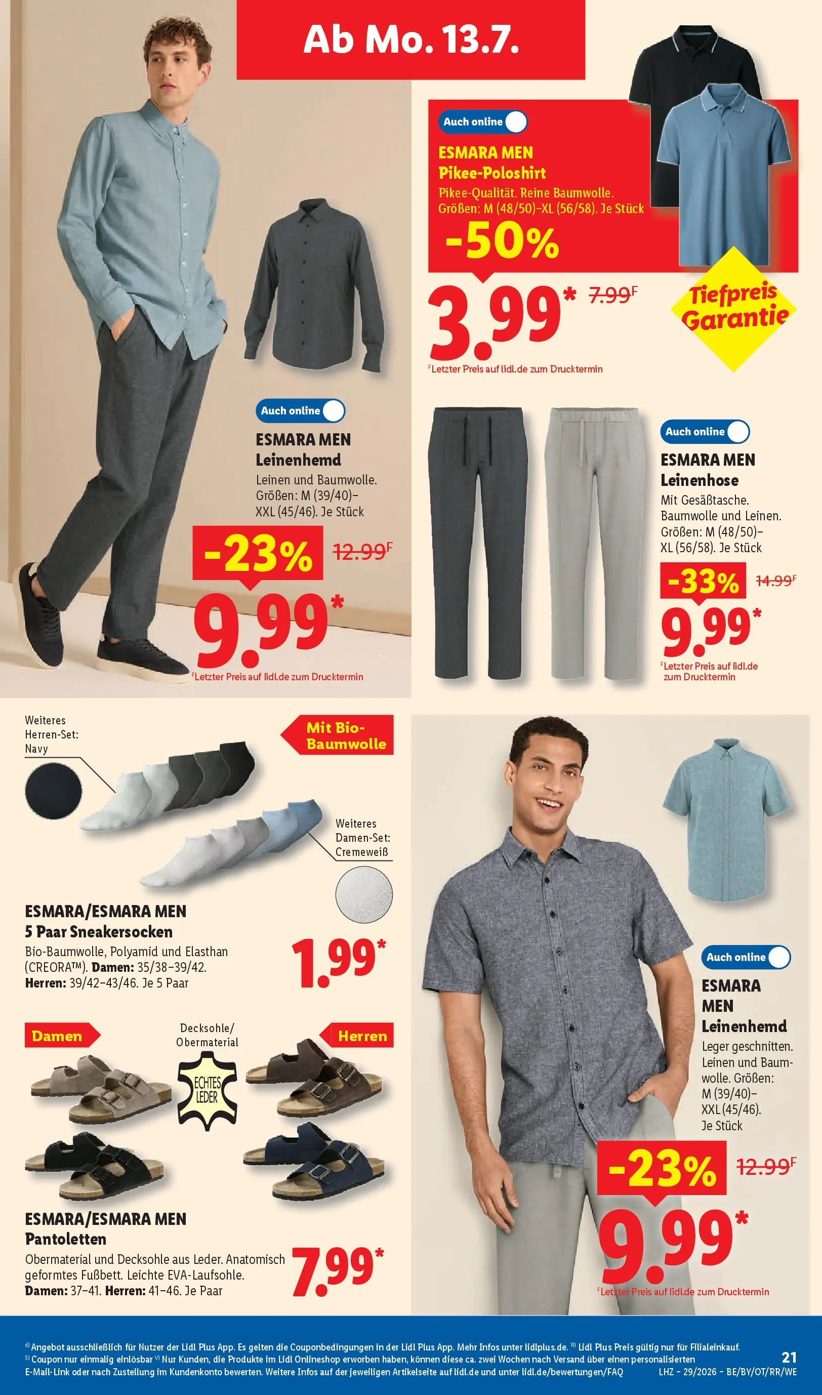 Lidl Prospekt Künzell (ab 12.07.2026) » Angebote online | Seite: 41 | Produkte: Shirt, Leinenhose Lidl Prospekt Künzell (ab 12.07.2026) zum Blättern » Angebote | Seite: 41 | Produkte: Shirt, Leinenhose